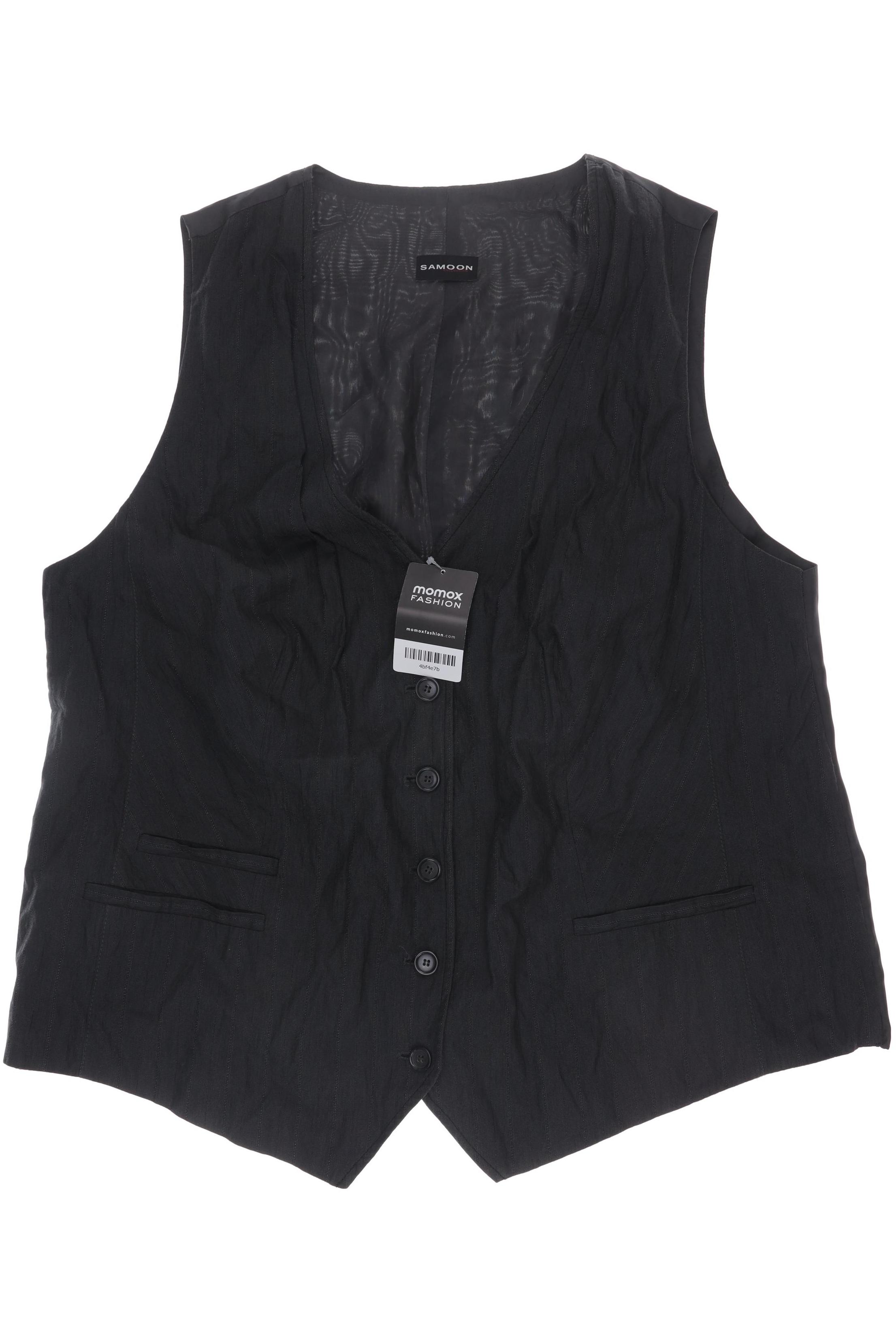 

Samoon by Gerry Weber Damen Weste, grau, Gr. 46