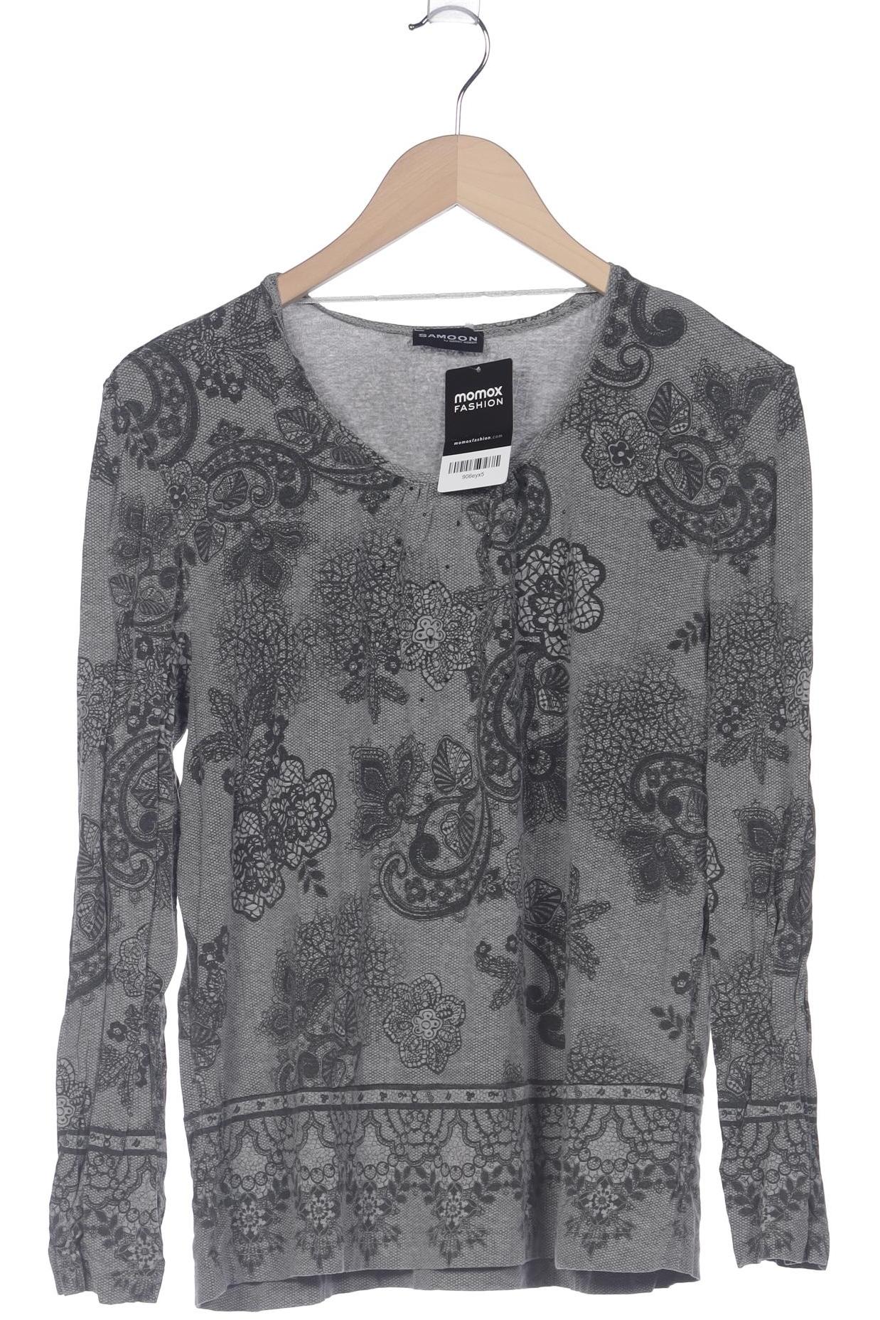 

Samoon by Gerry Weber Damen Langarmshirt, grau, Gr. 44