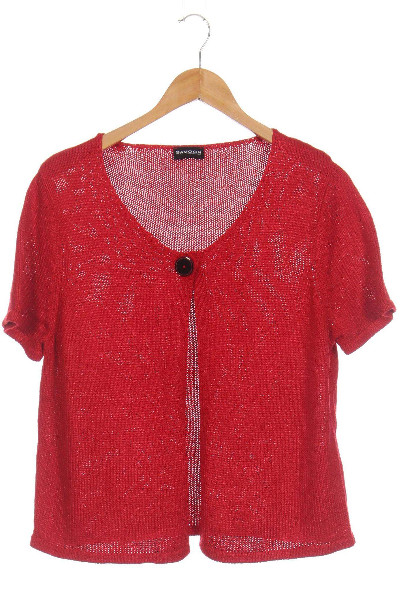 

Samoon by Gerry Weber Damen Strickjacke, rot, Gr. 42