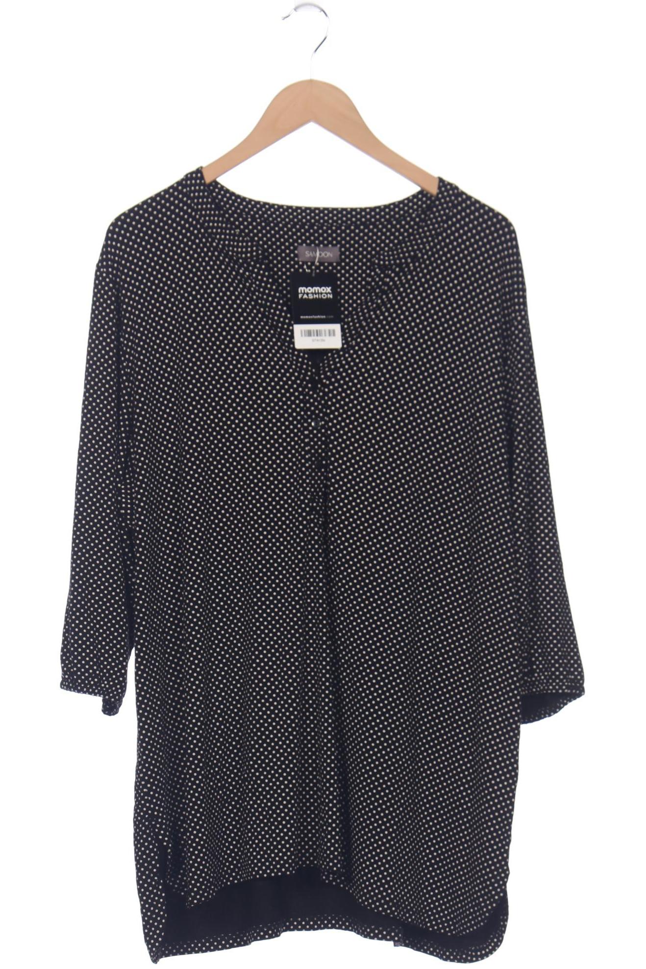 

Samoon by Gerry Weber Damen Langarmshirt, schwarz, Gr. 50