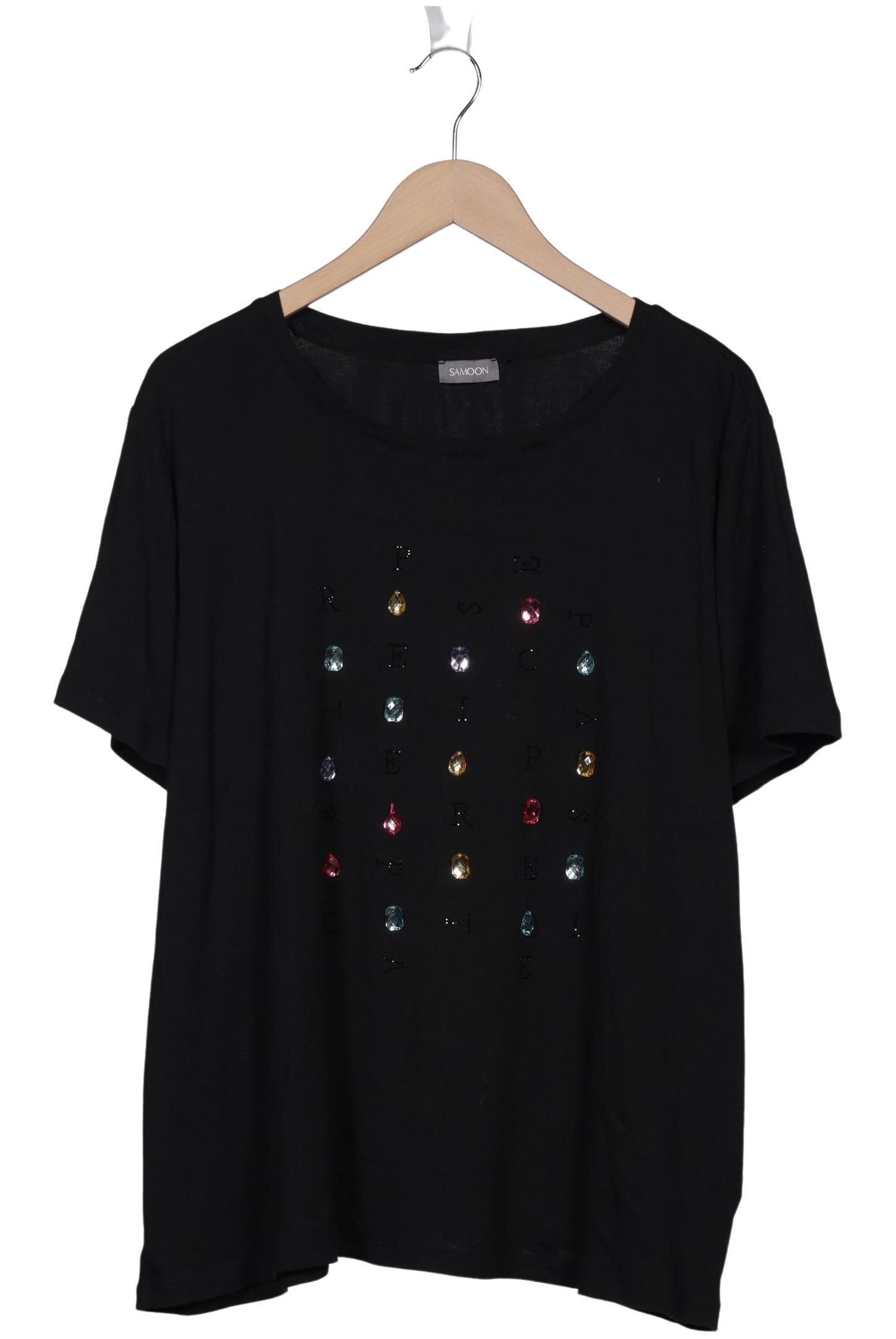 

Samoon by Gerry Weber Damen T-Shirt, schwarz, Gr. 52