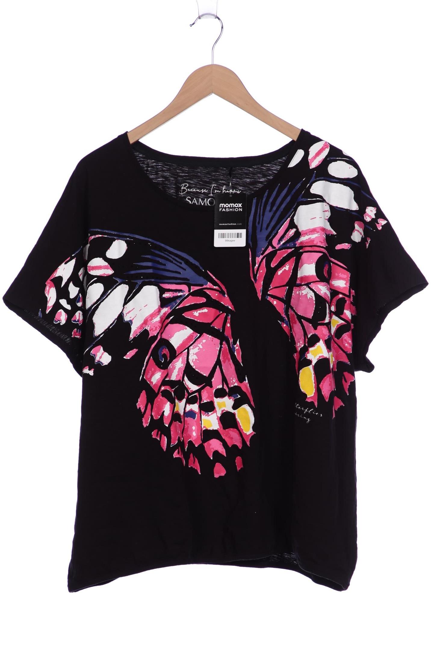 

Samoon by Gerry Weber Damen T-Shirt, schwarz, Gr. 48
