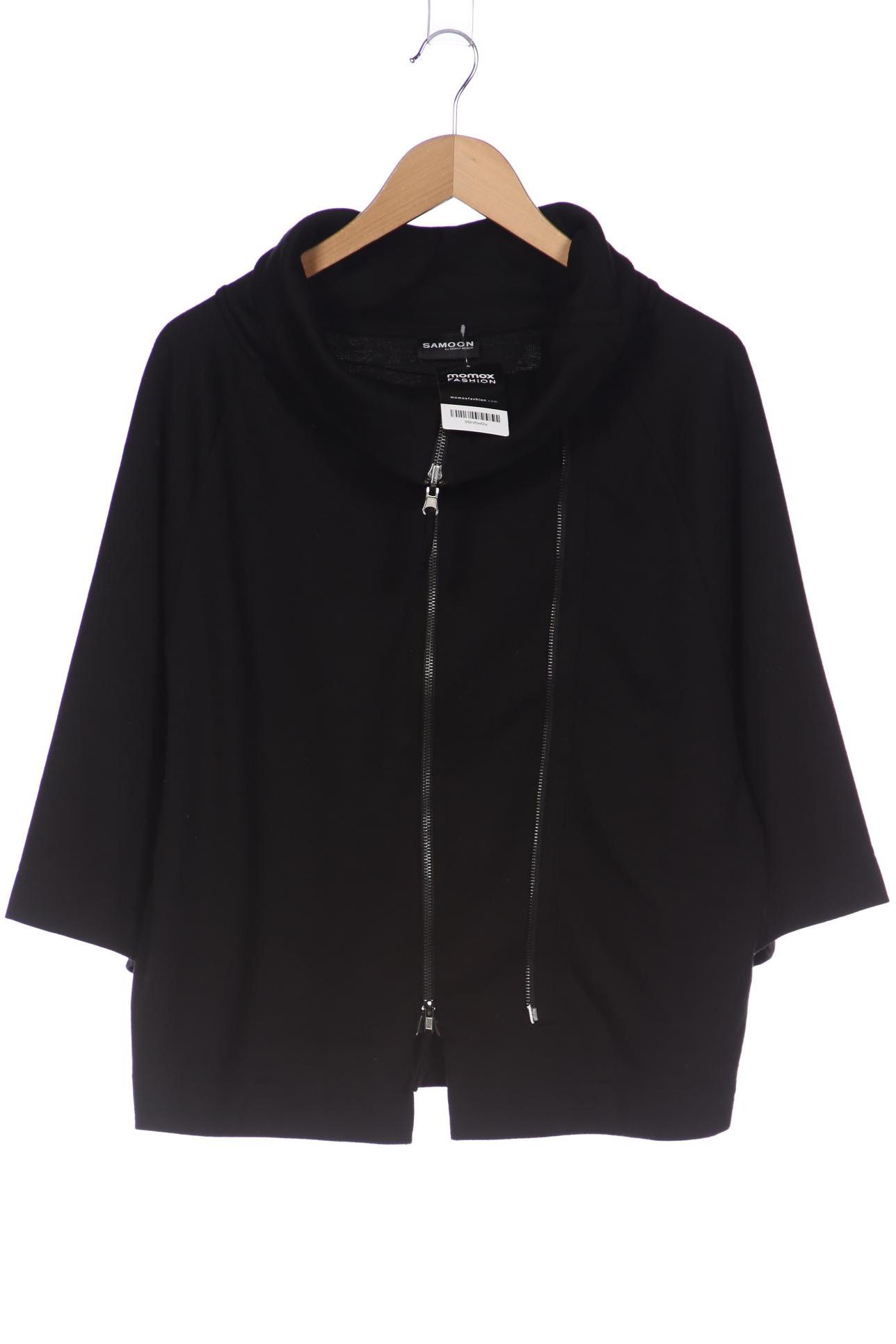 

Samoon by Gerry Weber Damen Sweatshirt, schwarz, Gr. 44