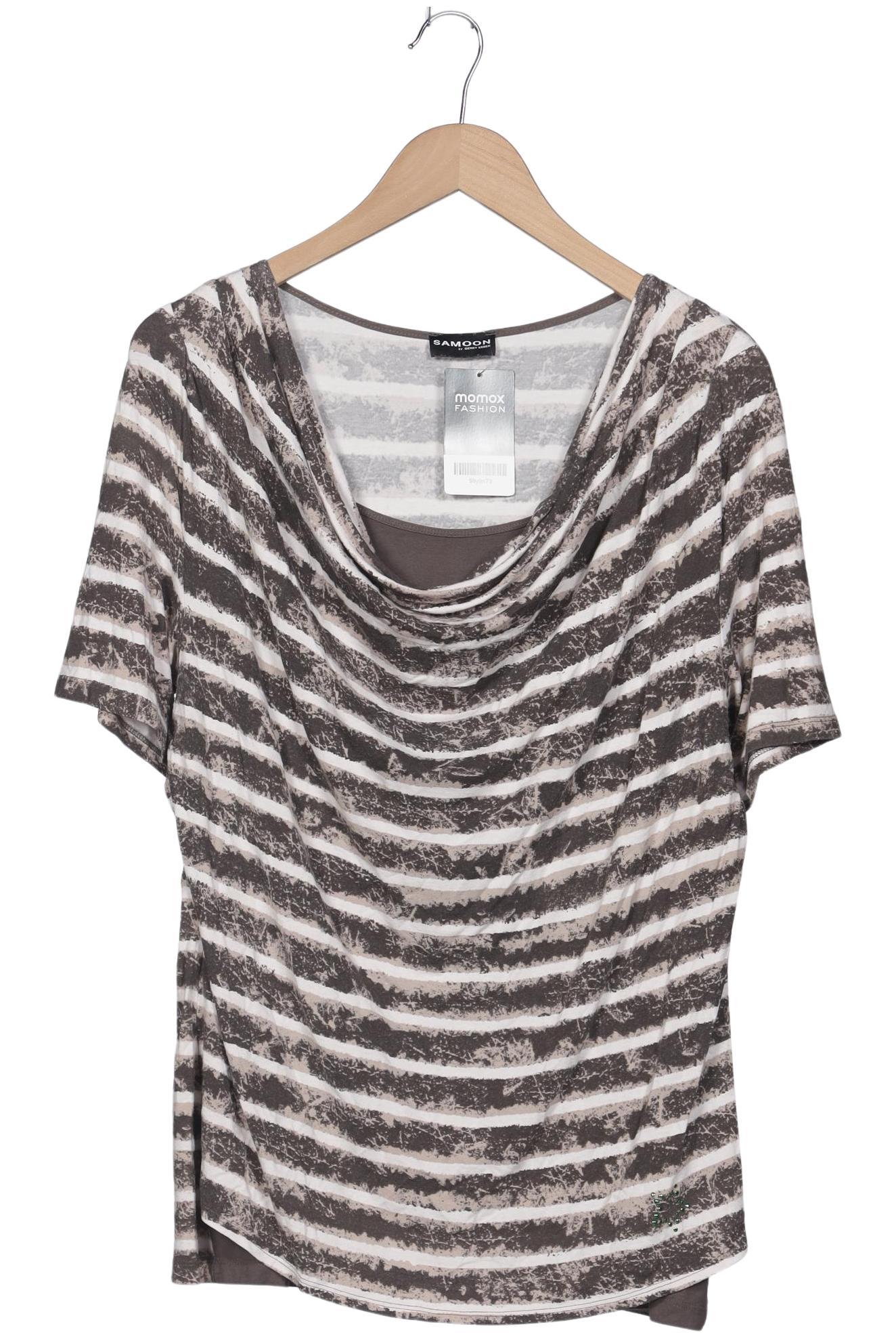 

Samoon by Gerry Weber Damen T-Shirt, braun, Gr. 42