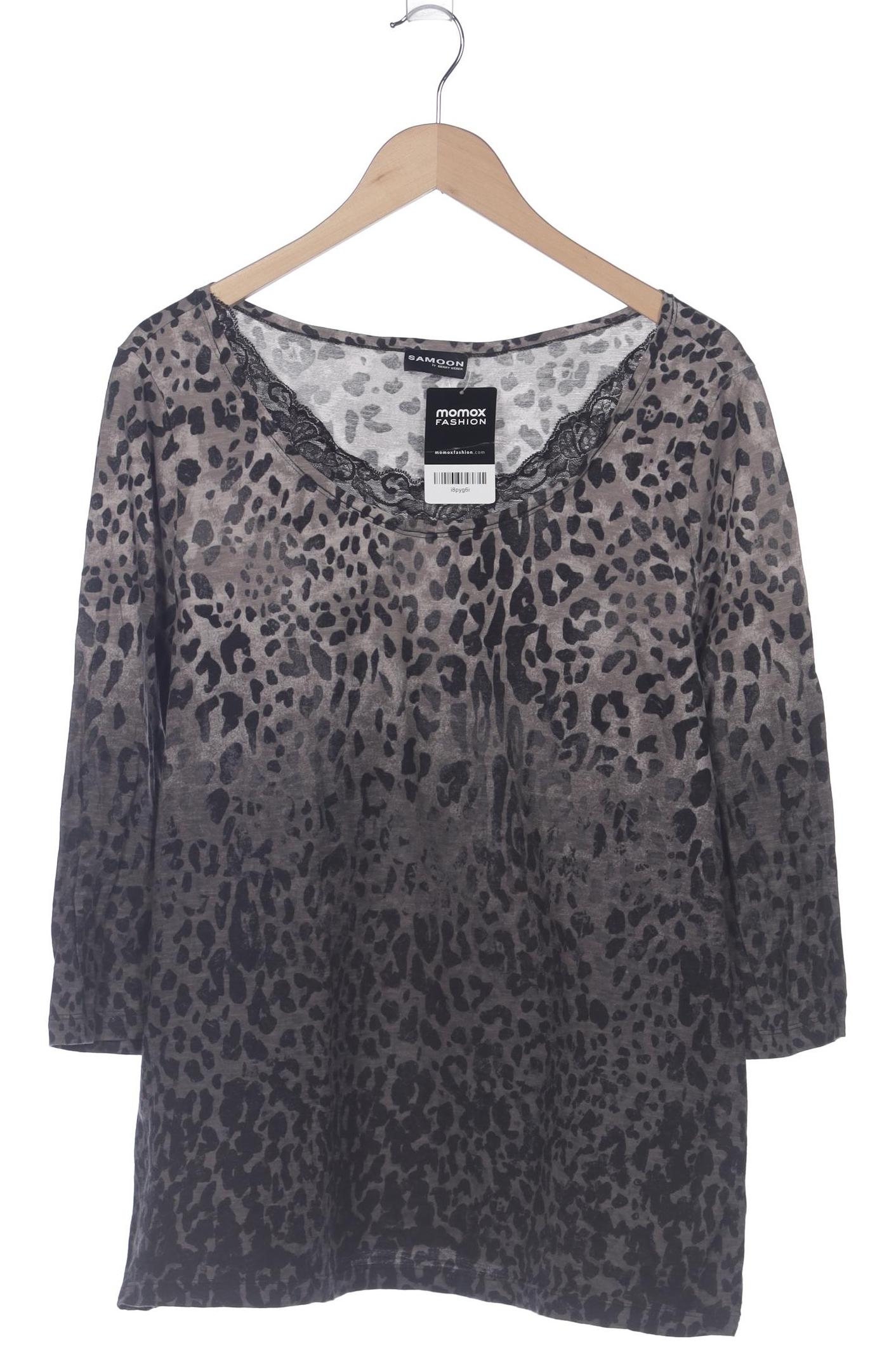 

Samoon by Gerry Weber Damen Langarmshirt, grau, Gr. 44