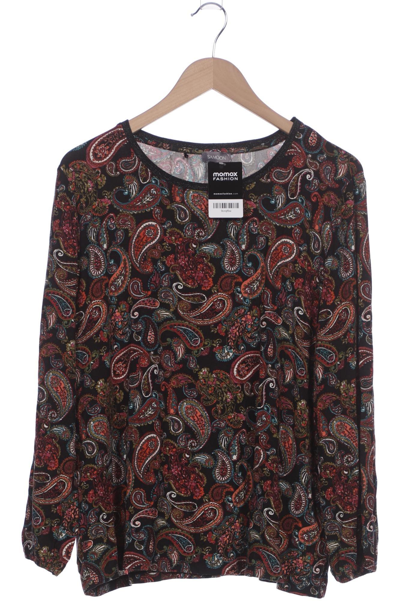 

Samoon by Gerry Weber Damen Langarmshirt, schwarz, Gr. 46