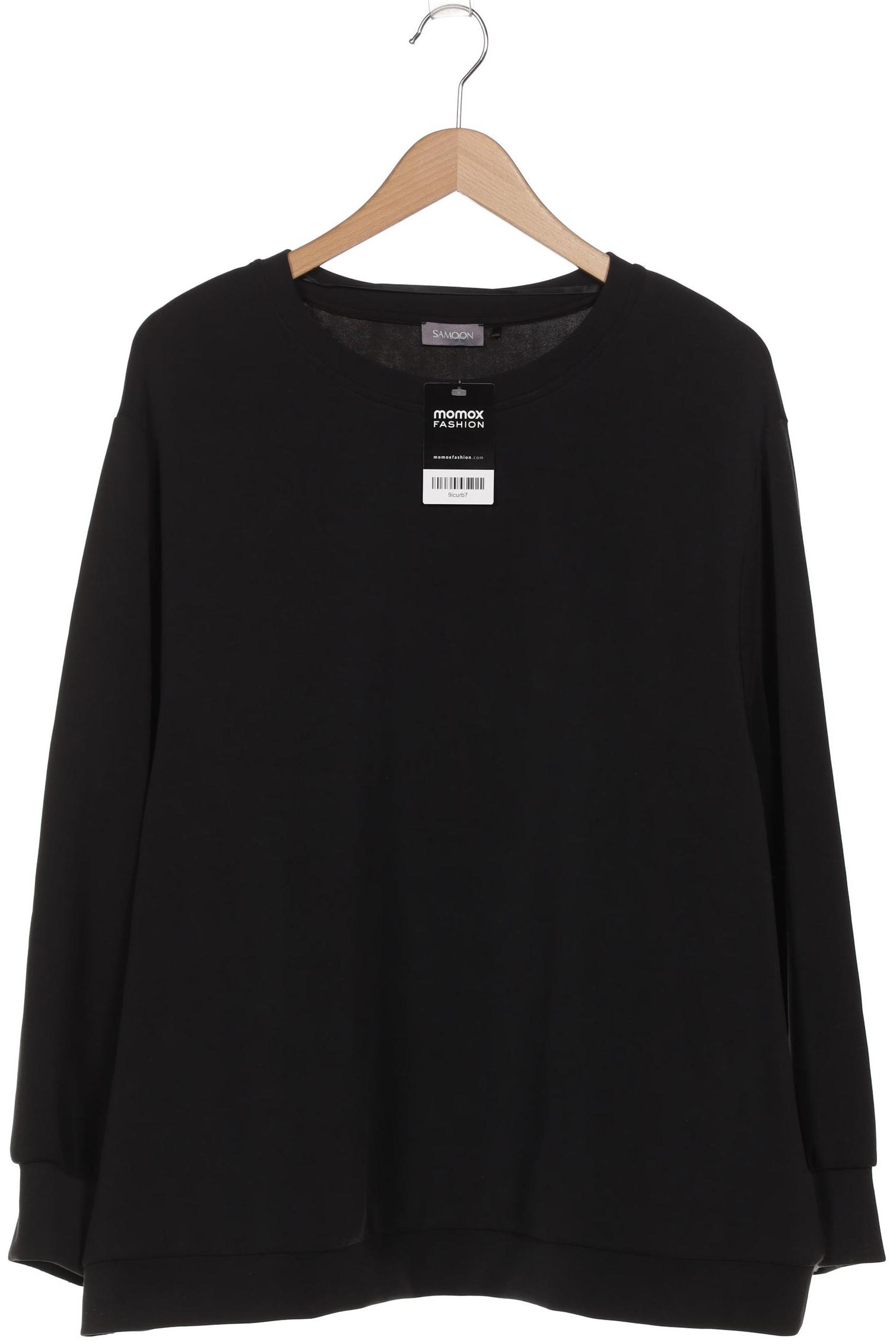 

Samoon by Gerry Weber Damen Sweatshirt, schwarz, Gr. 52