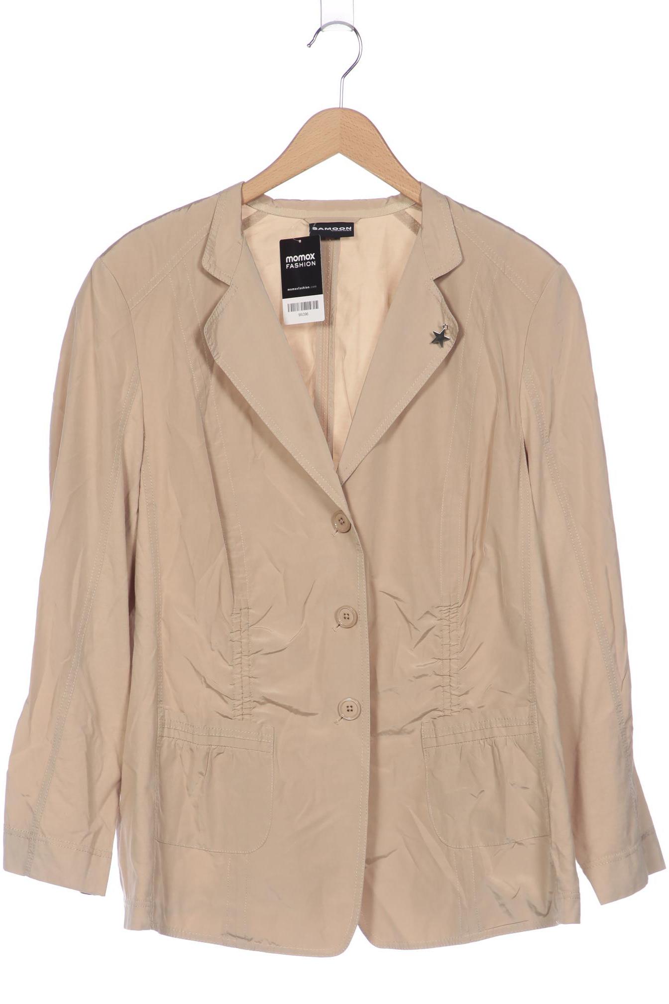 

Samoon by Gerry Weber Damen Jacke, cremeweiß, Gr. 48