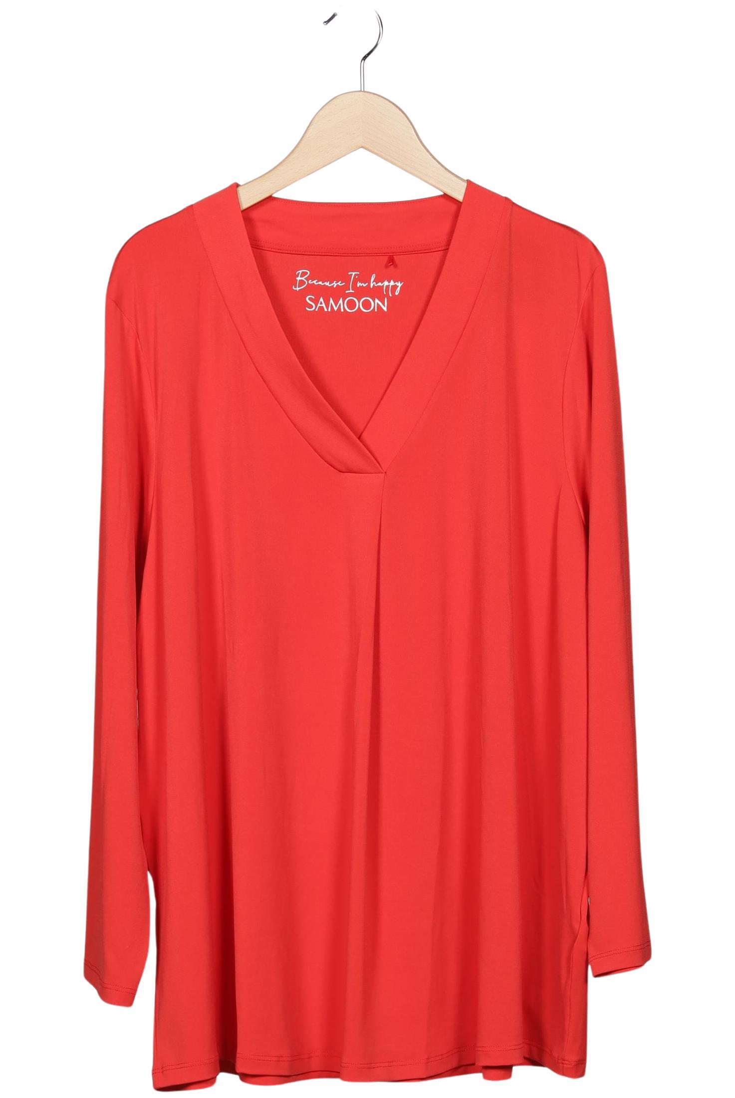 

Samoon by Gerry Weber Damen Langarmshirt, rot, Gr. 52
