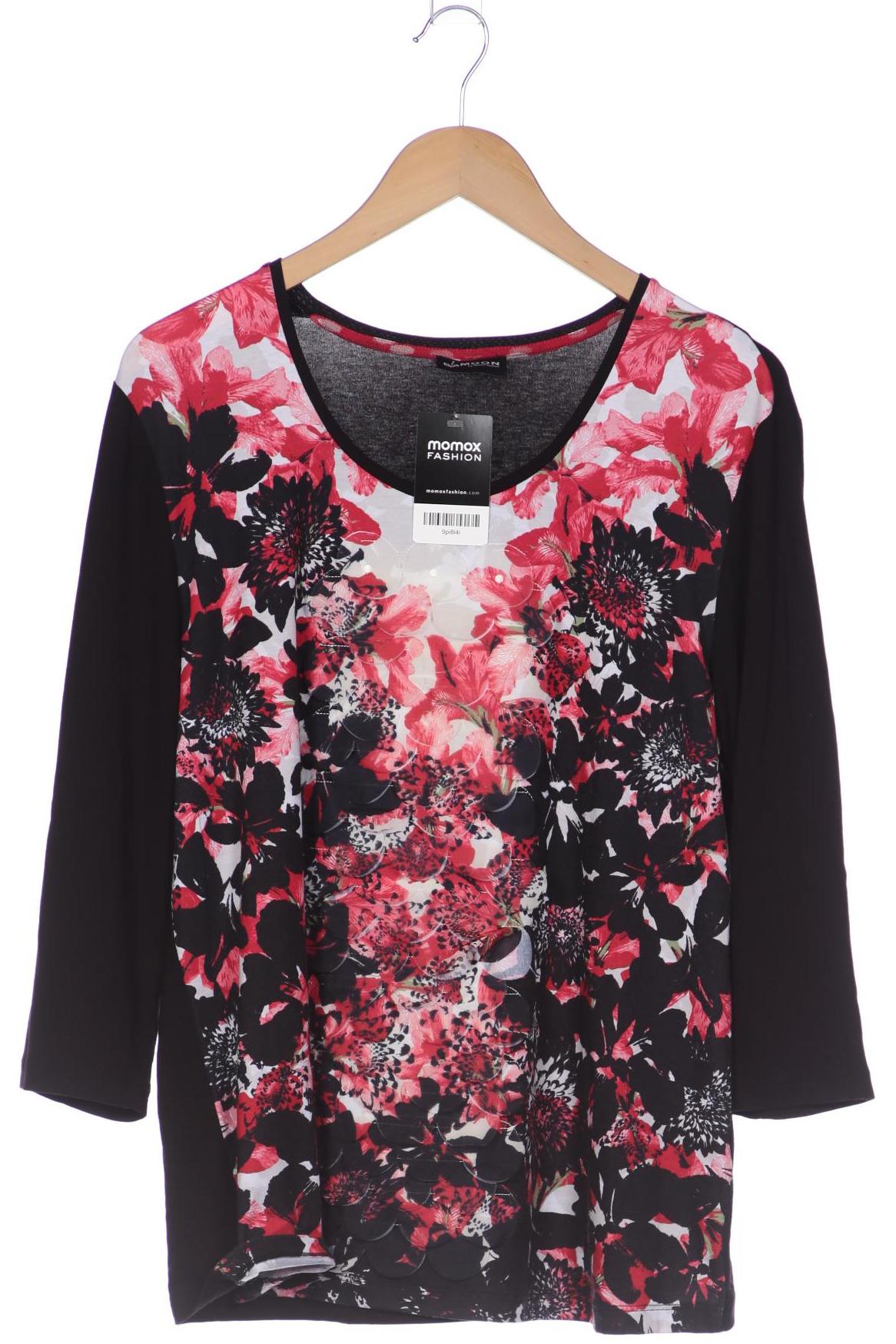 

Samoon by Gerry Weber Damen Langarmshirt, schwarz, Gr. 44