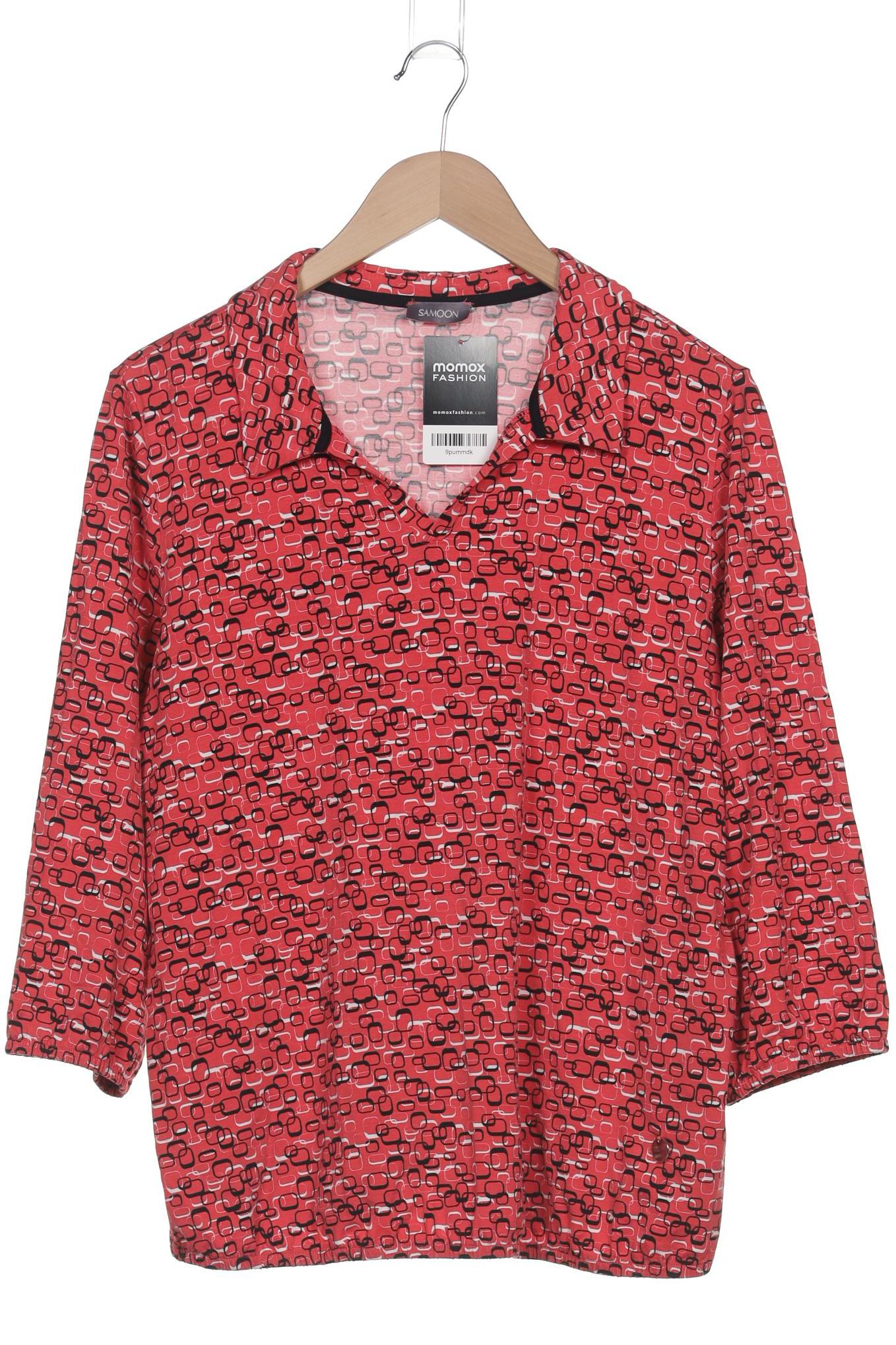 

Samoon by Gerry Weber Damen Langarmshirt, rot, Gr. 40