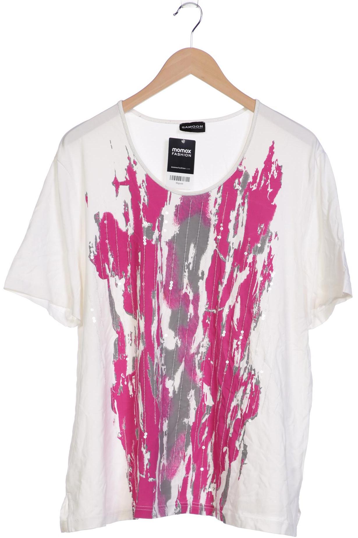 

Samoon by Gerry Weber Damen T-Shirt, weiß, Gr. 52