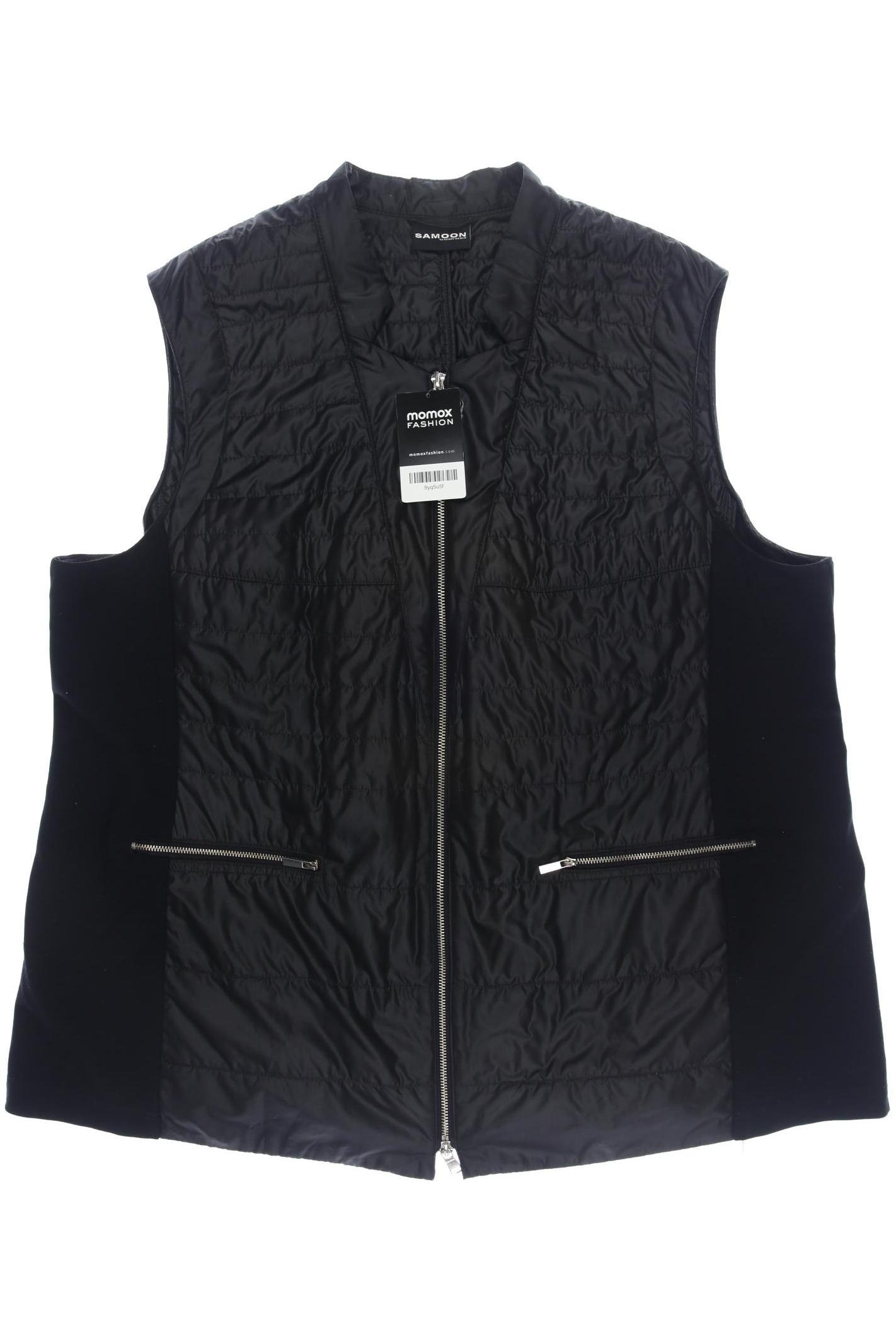 

Samoon by Gerry Weber Damen Weste, schwarz, Gr. 50