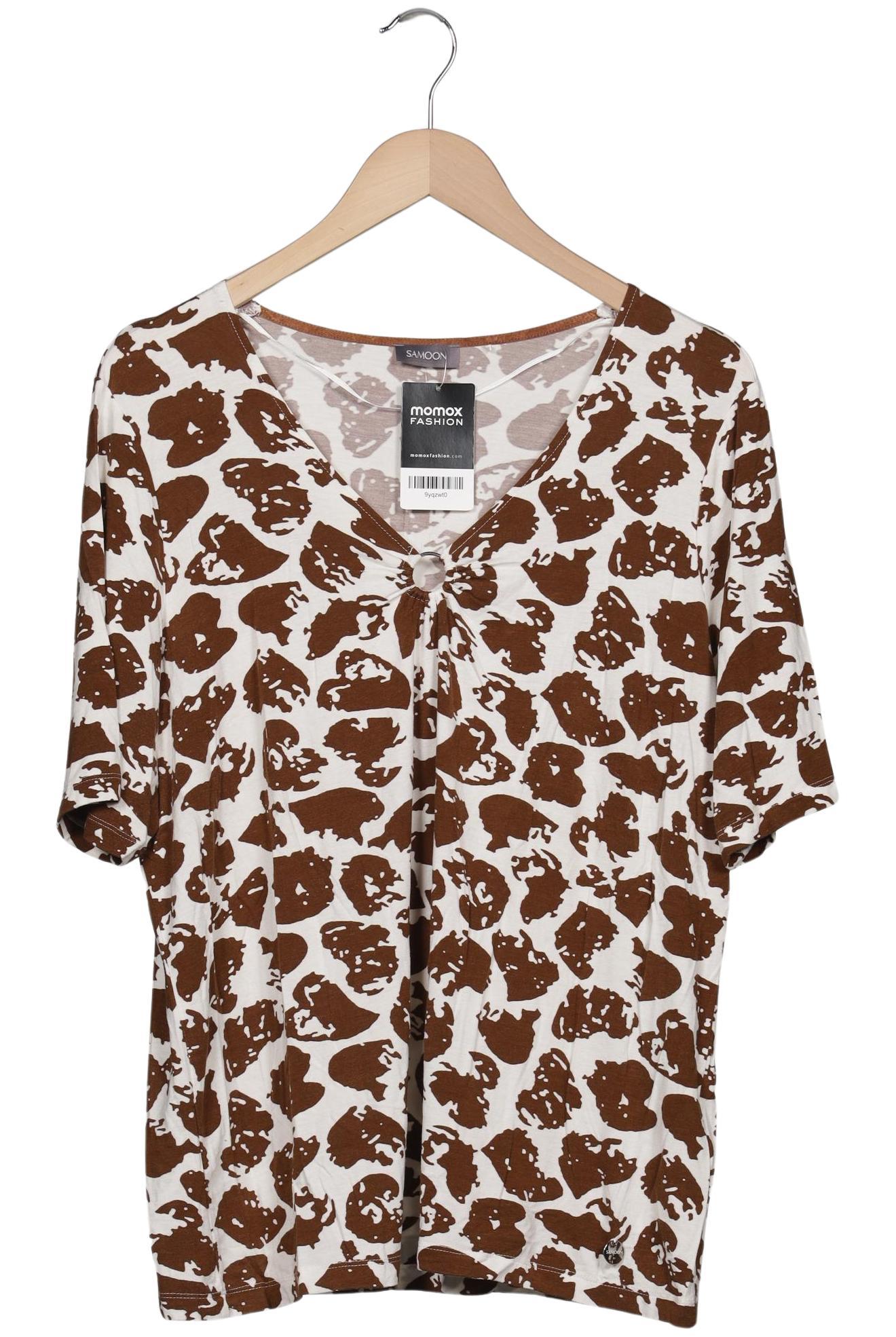 

Samoon by Gerry Weber Damen T-Shirt, braun, Gr. 46