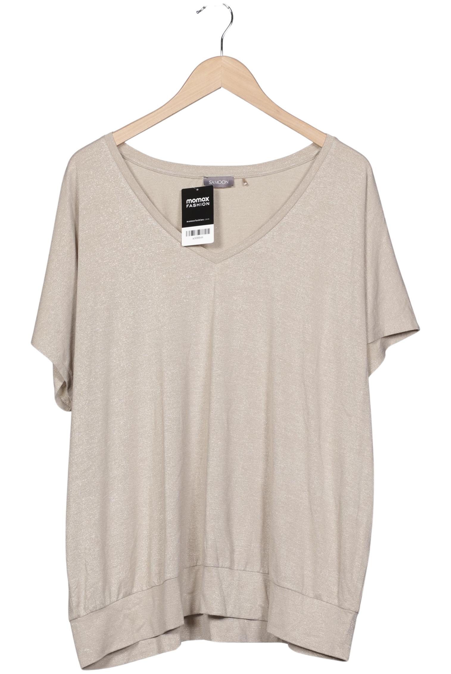 

Samoon by Gerry Weber Damen T-Shirt, beige, Gr. 50