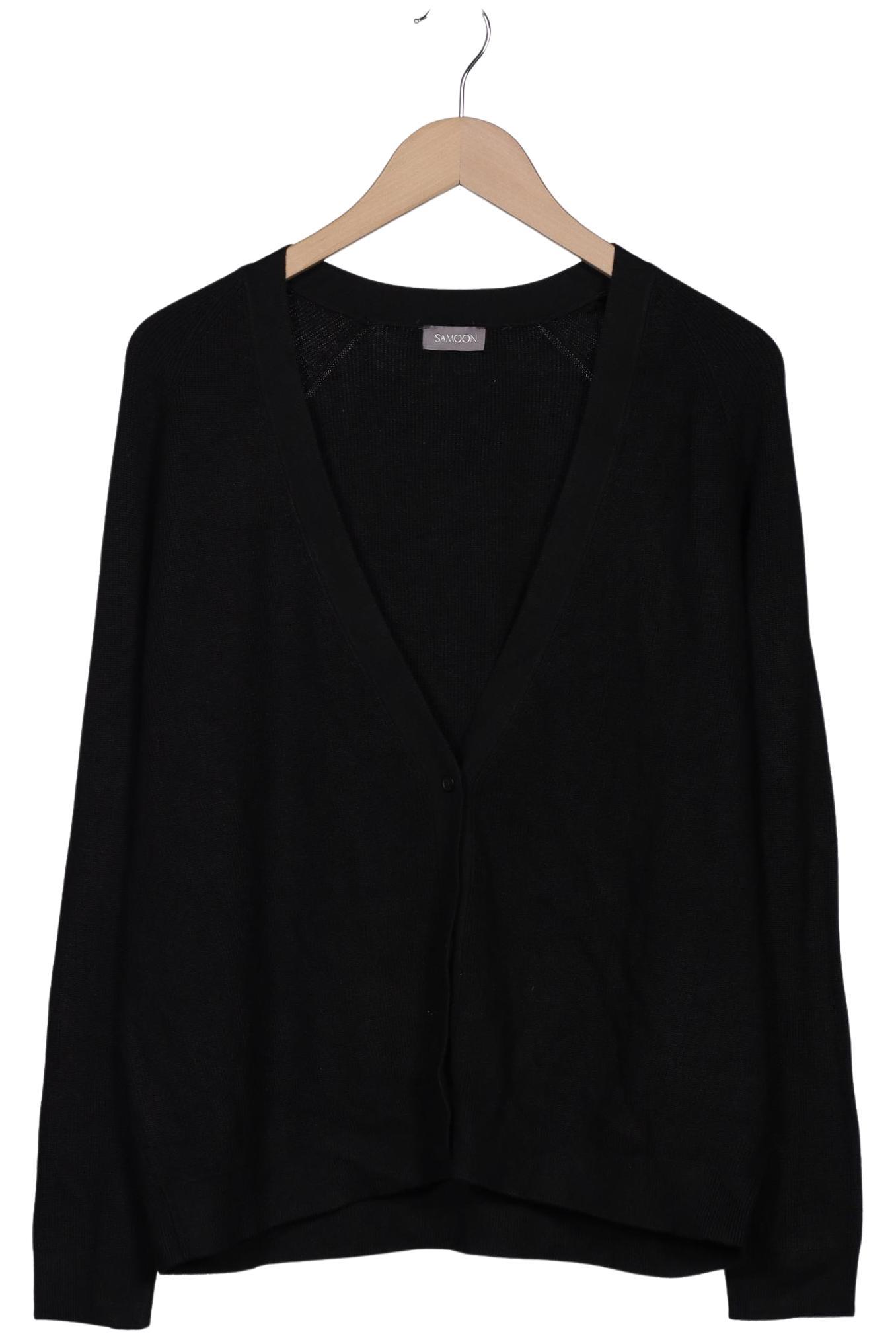 

Samoon by Gerry Weber Damen Strickjacke, schwarz, Gr. 48