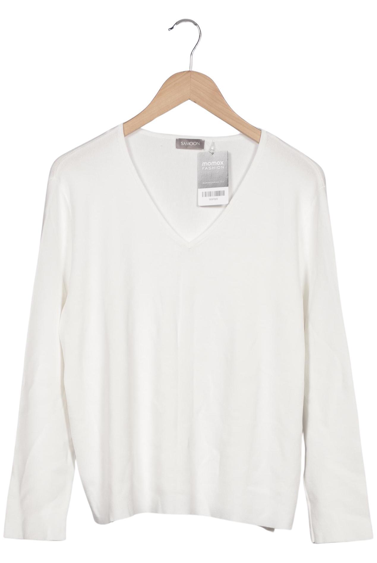 

Samoon by Gerry Weber Damen Pullover, weiß, Gr. 44