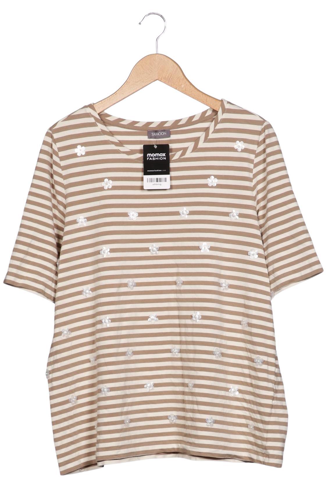 

Samoon by Gerry Weber Damen T-Shirt, beige, Gr. 48