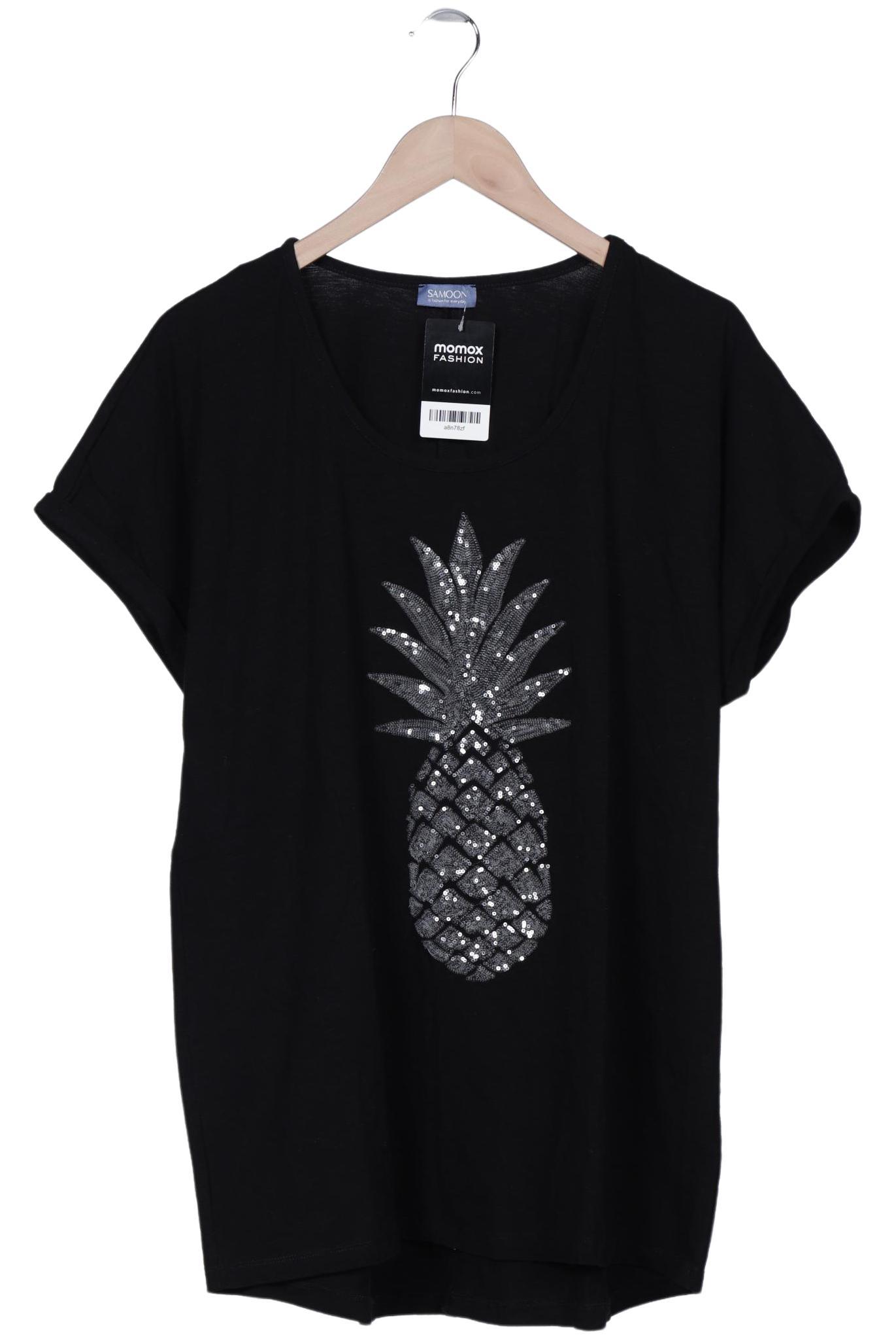 

Samoon by Gerry Weber Damen T-Shirt, schwarz, Gr. 48