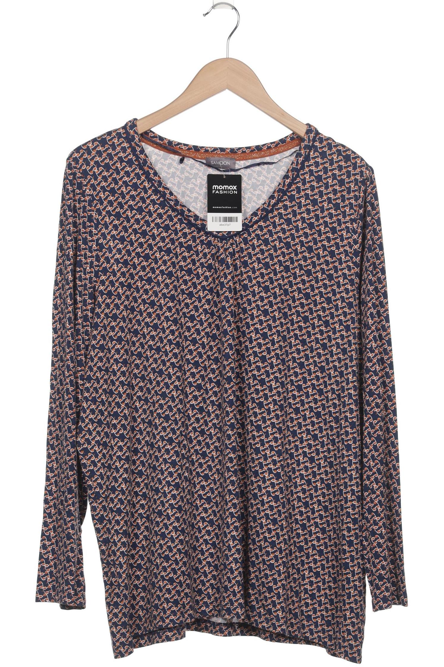 

Samoon by Gerry Weber Damen Langarmshirt, blau, Gr. 46