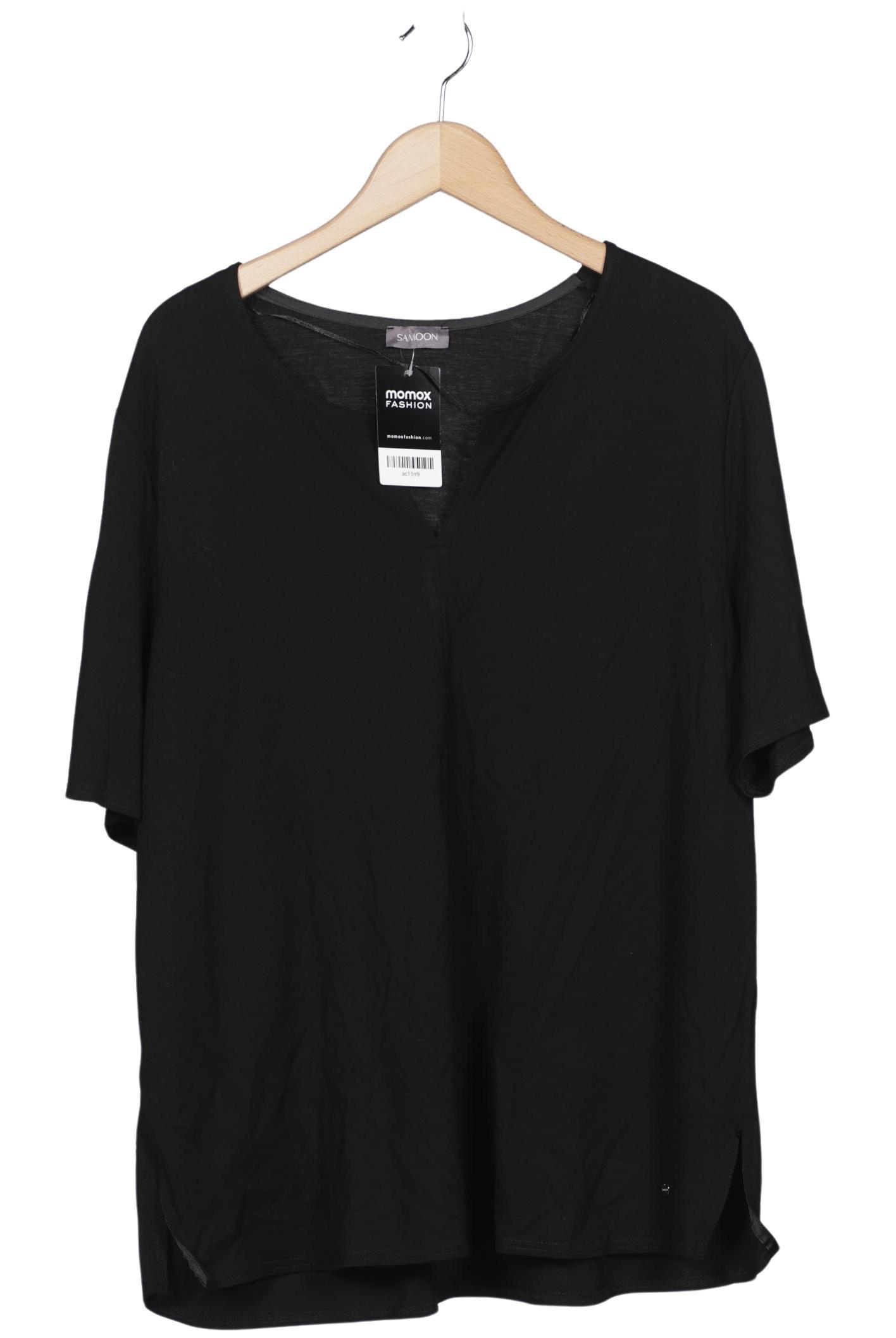 

Samoon by Gerry Weber Damen T-Shirt, schwarz, Gr. 48