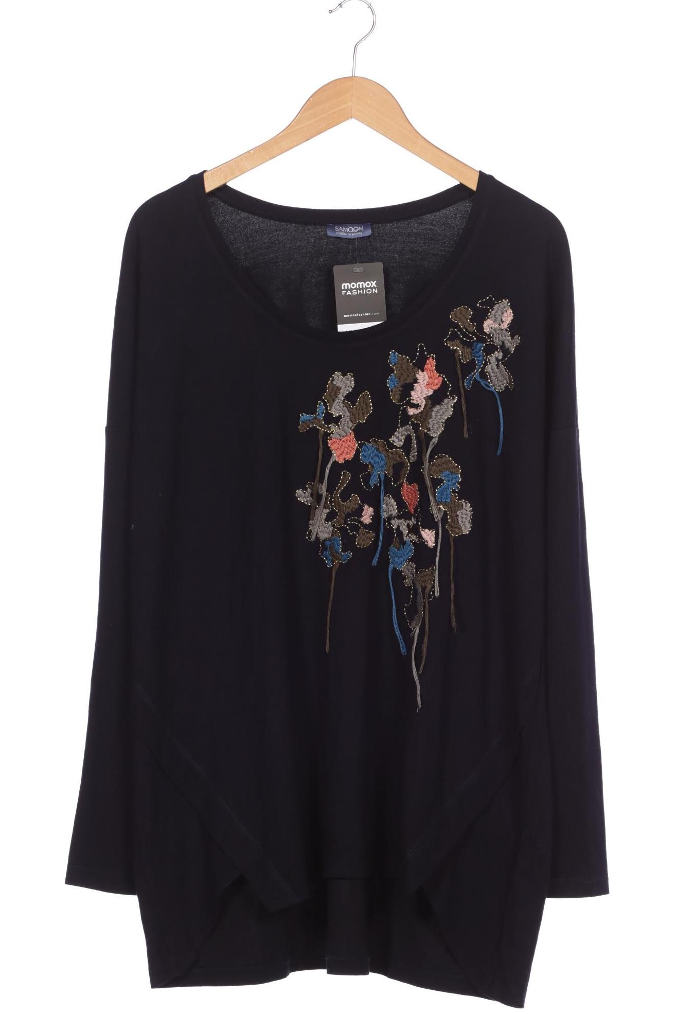 

Samoon by Gerry Weber Damen Langarmshirt, blau, Gr. 50
