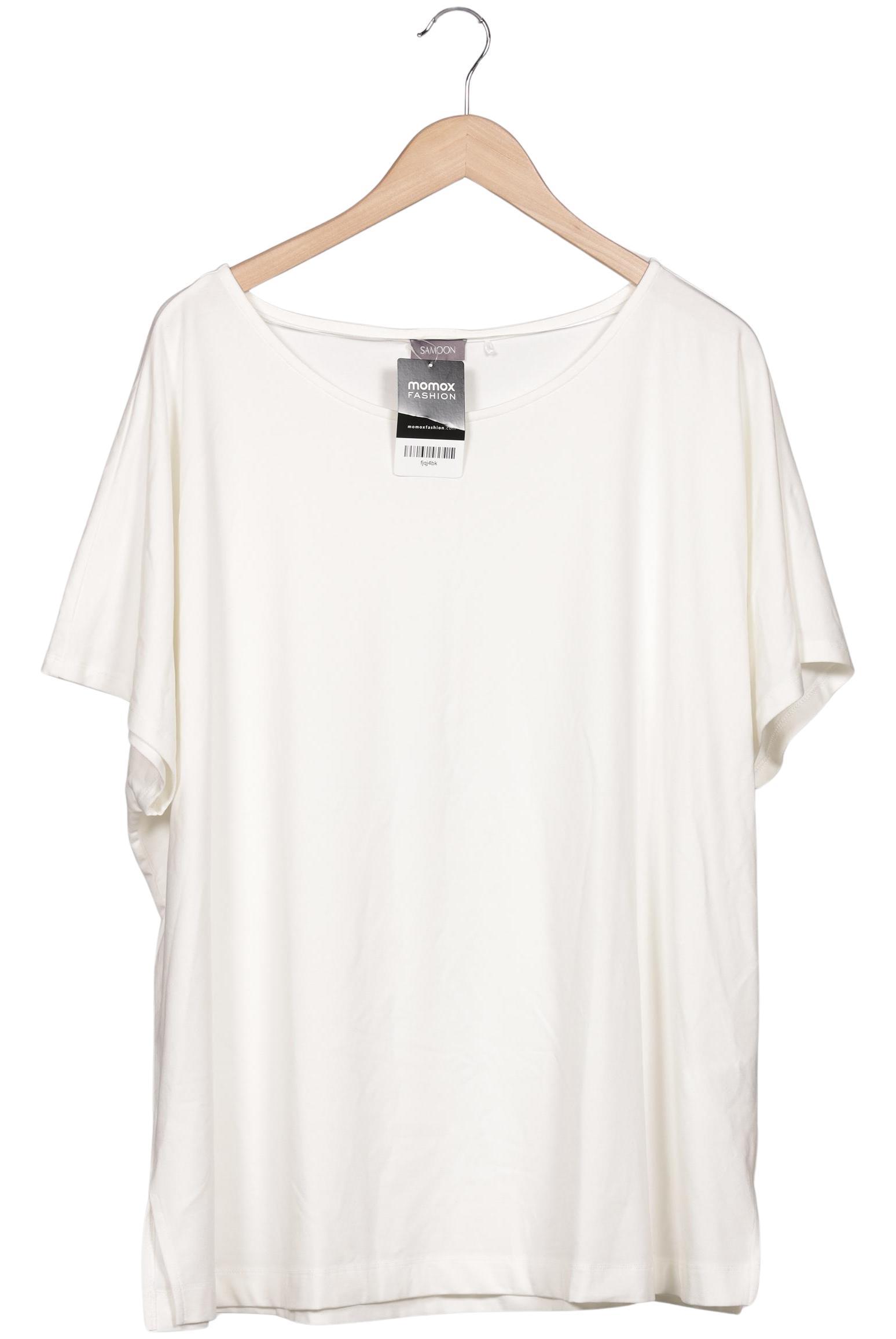 

Samoon by Gerry Weber Damen T-Shirt, weiß, Gr. 52