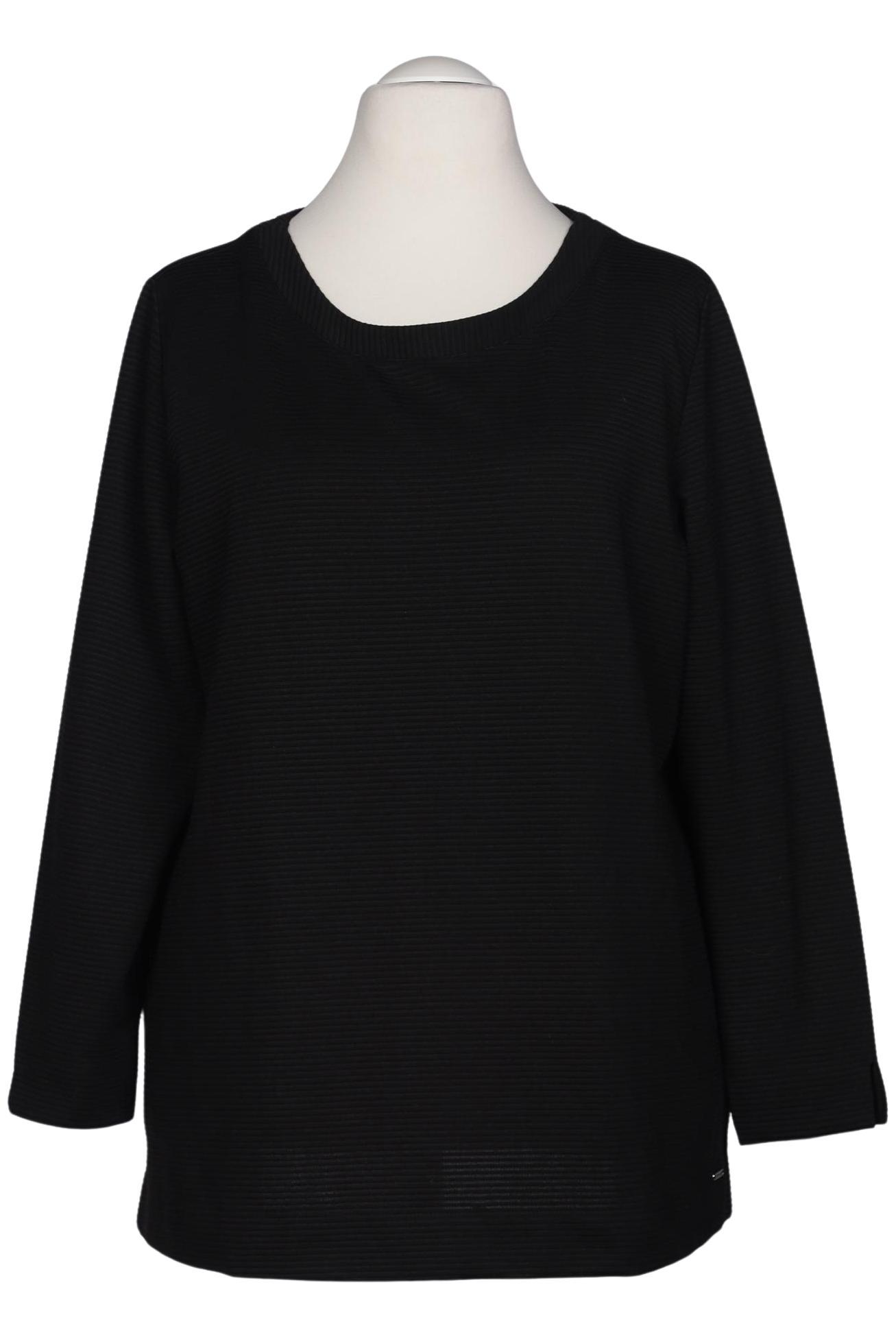 

Samoon by Gerry Weber Damen Sweatshirt, schwarz, Gr. 52