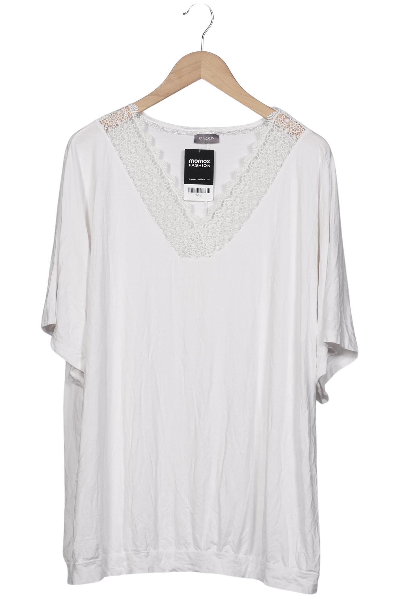 

Samoon by Gerry Weber Damen T-Shirt, weiß, Gr. 50