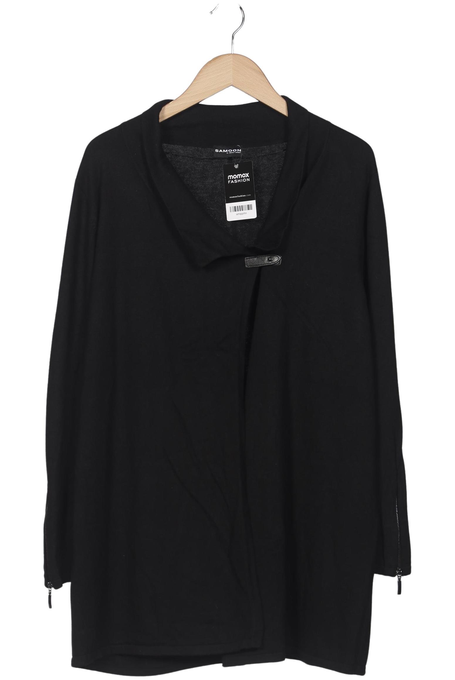 

Samoon by Gerry Weber Damen Strickjacke, schwarz, Gr. 48