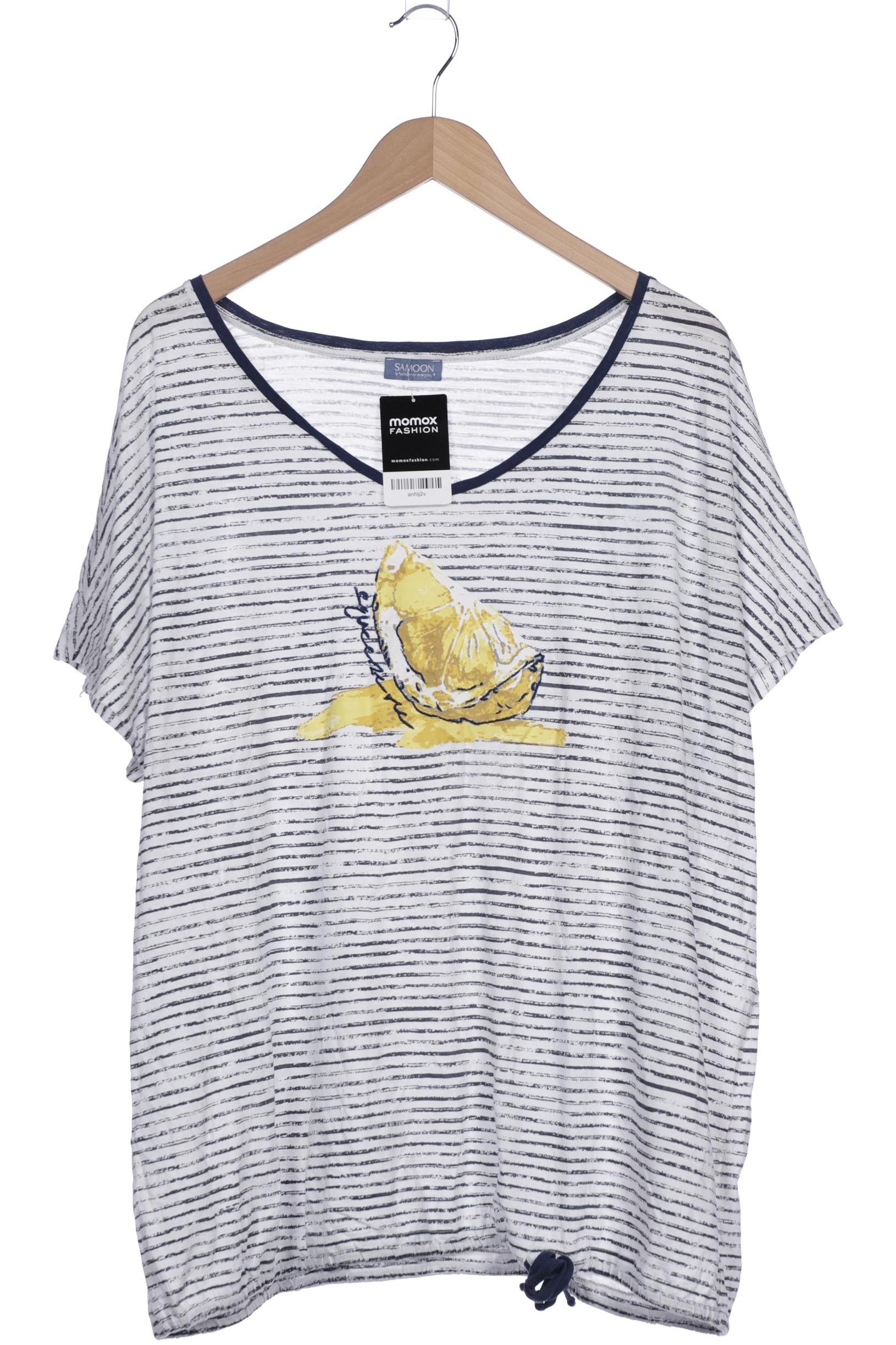 

Samoon by Gerry Weber Damen T-Shirt, weiß, Gr. 48