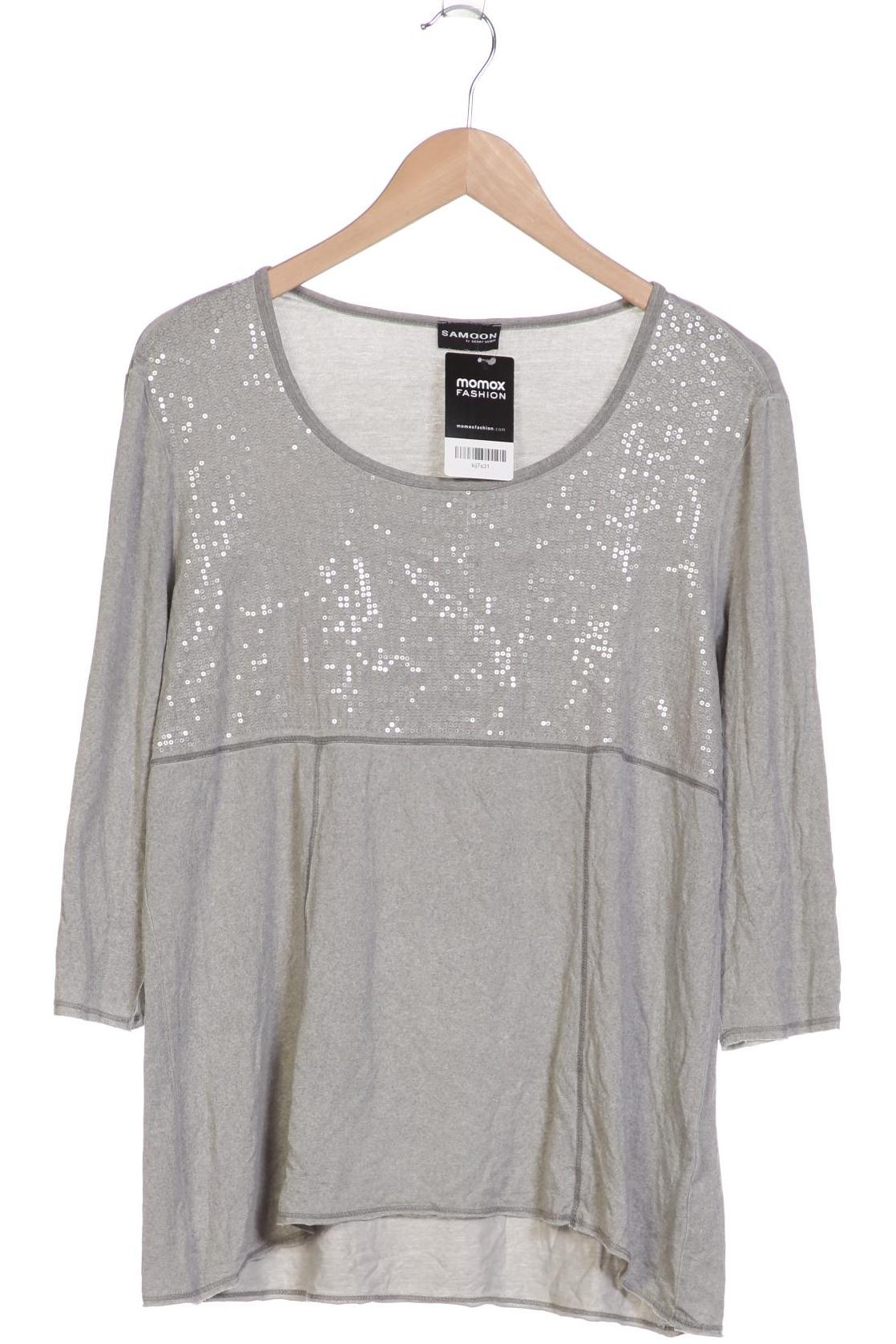 

Samoon by Gerry Weber Damen Langarmshirt, grau, Gr. 42