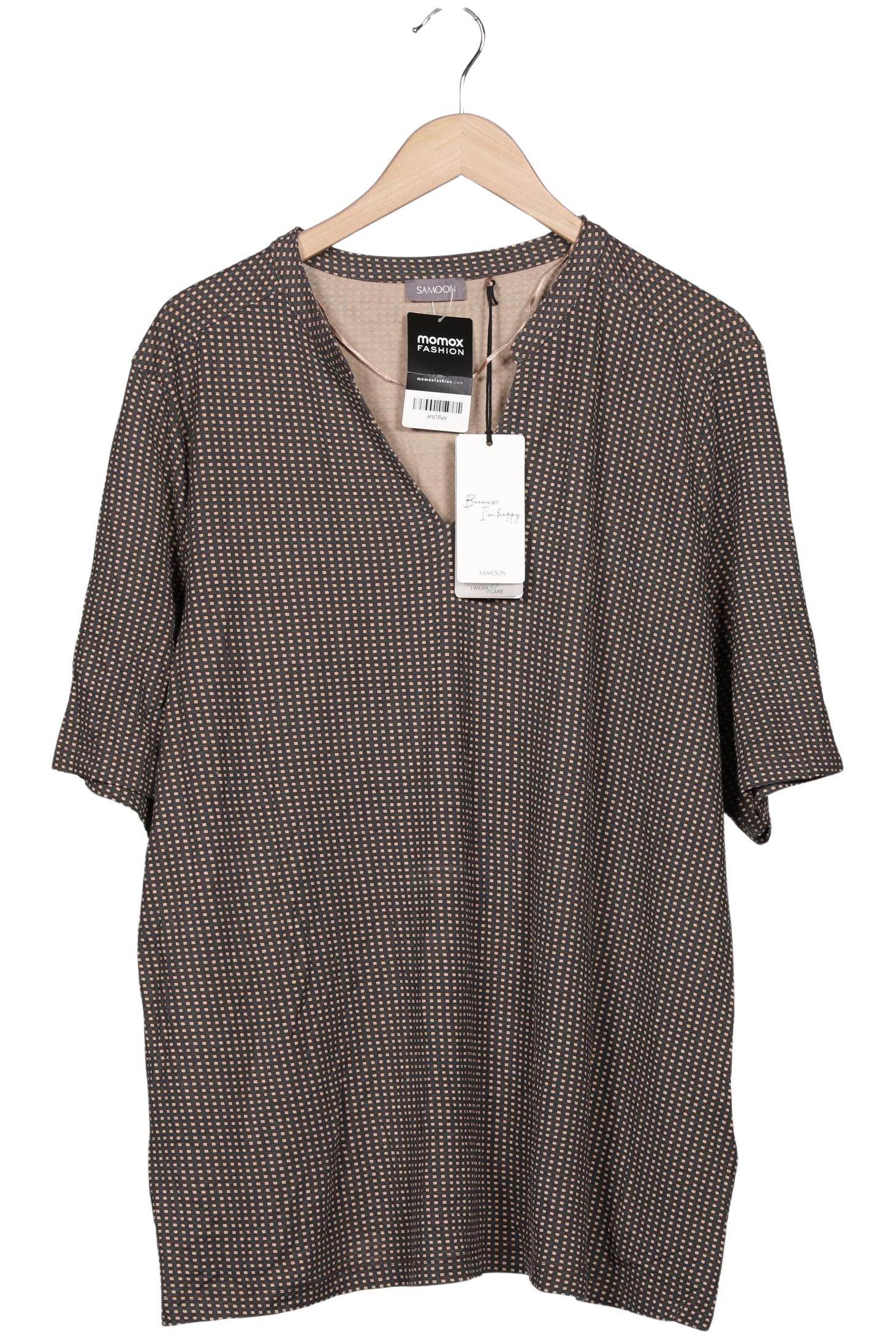 

Samoon by Gerry Weber Damen T-Shirt, braun, Gr. 50
