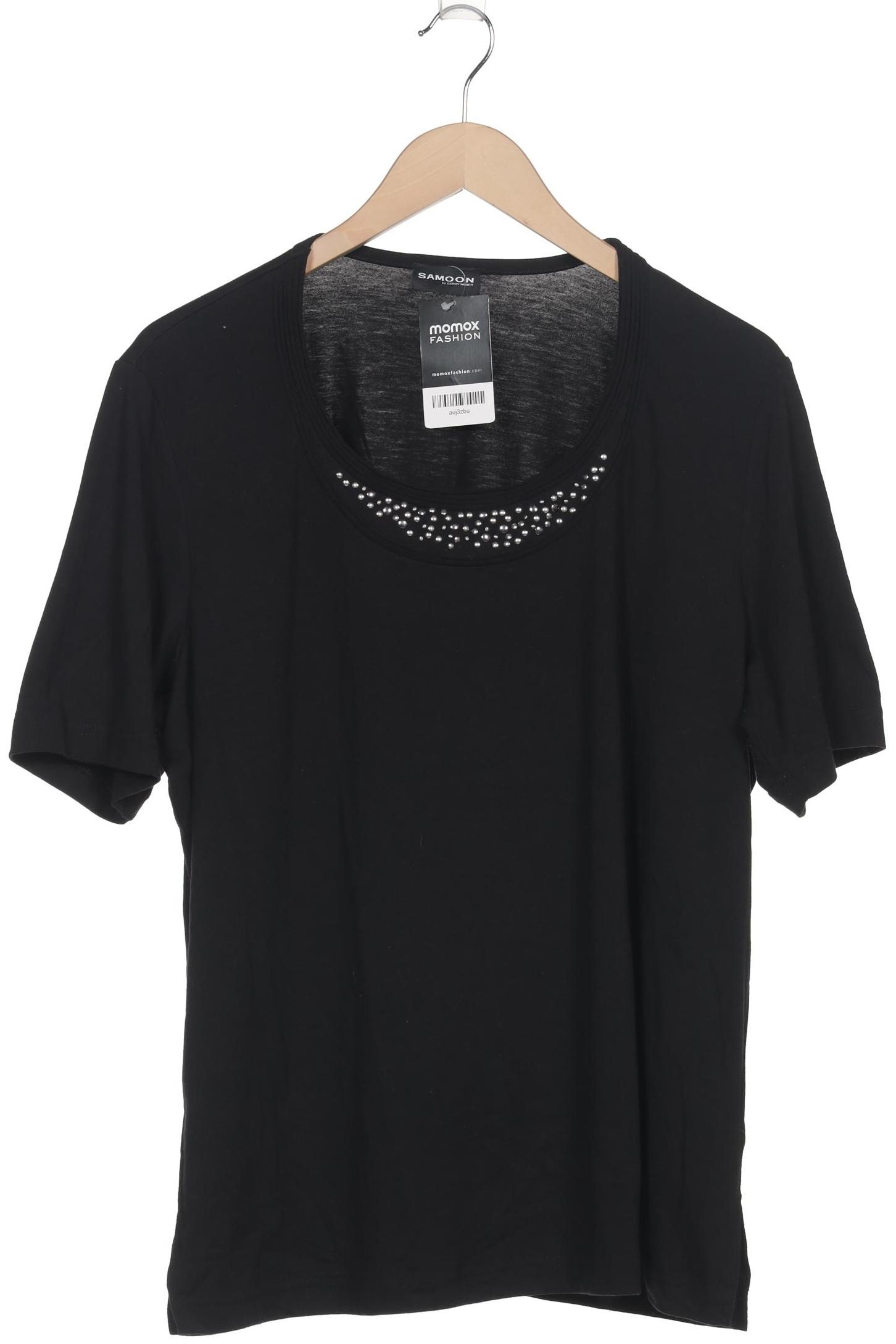 

Samoon by Gerry Weber Damen T-Shirt, schwarz, Gr. 48