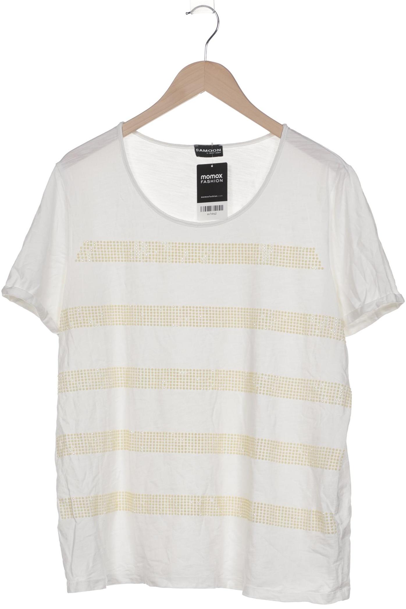 

Samoon by Gerry Weber Damen T-Shirt, weiß, Gr. 44