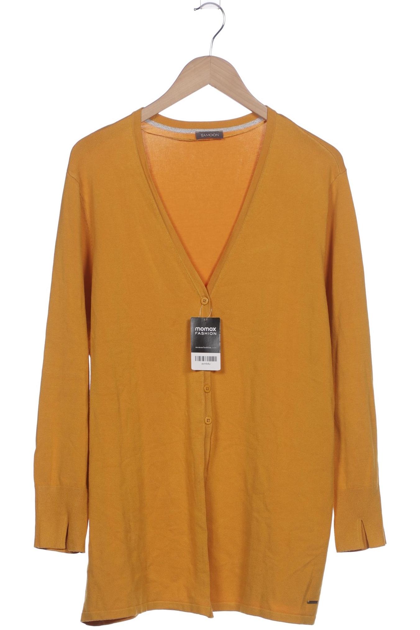 

Samoon by Gerry Weber Damen Strickjacke, gelb, Gr. 48