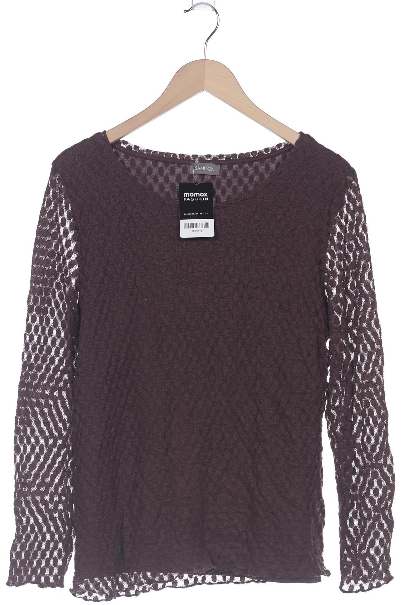 

Samoon by Gerry Weber Damen Langarmshirt, braun, Gr. 44