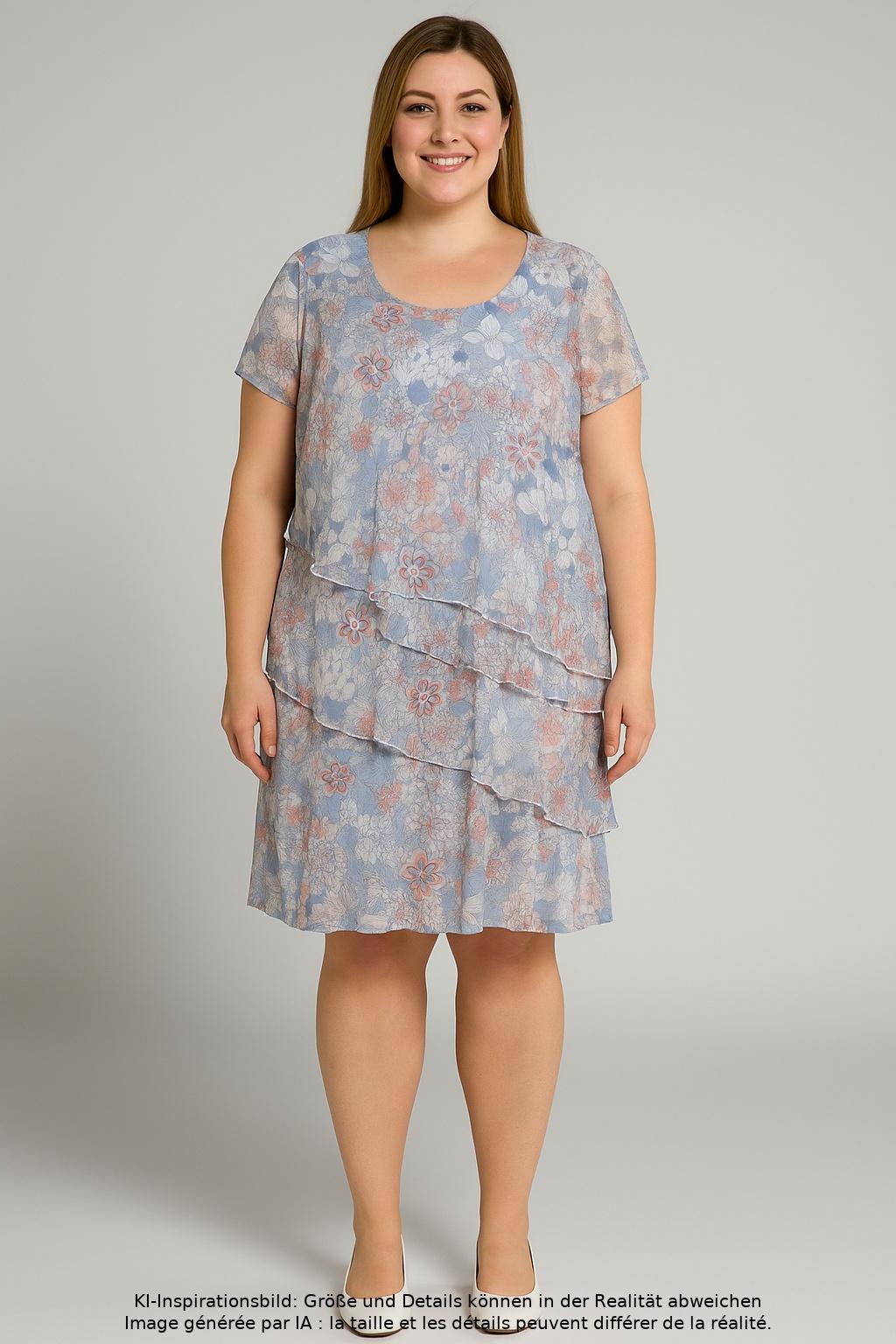 

Samoon by Gerry Weber Damen Kleid, mehrfarbig, Gr. 50