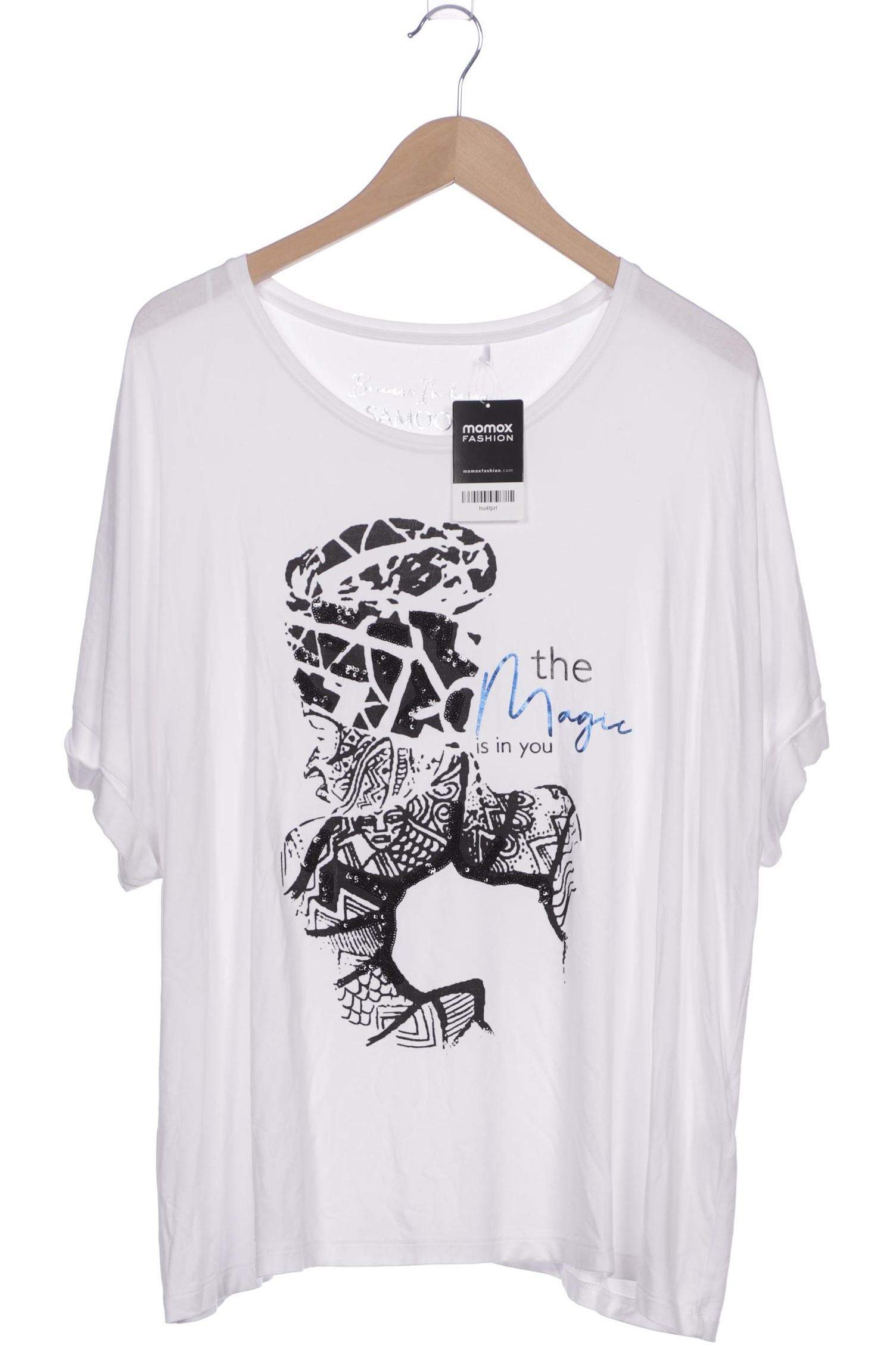 

Samoon by Gerry Weber Damen T-Shirt, weiß, Gr. 50