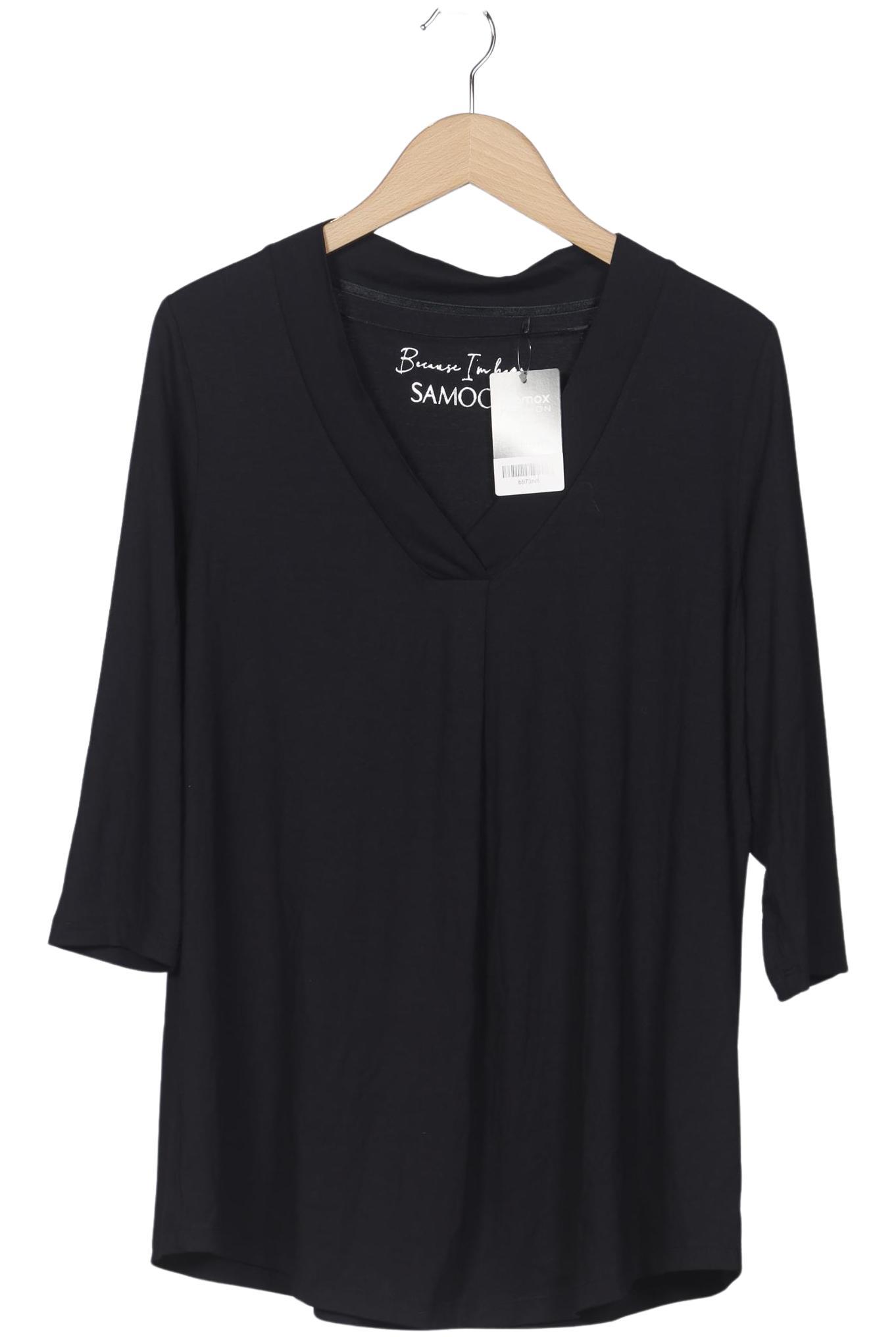 

Samoon by Gerry Weber Damen Langarmshirt, schwarz, Gr. 42