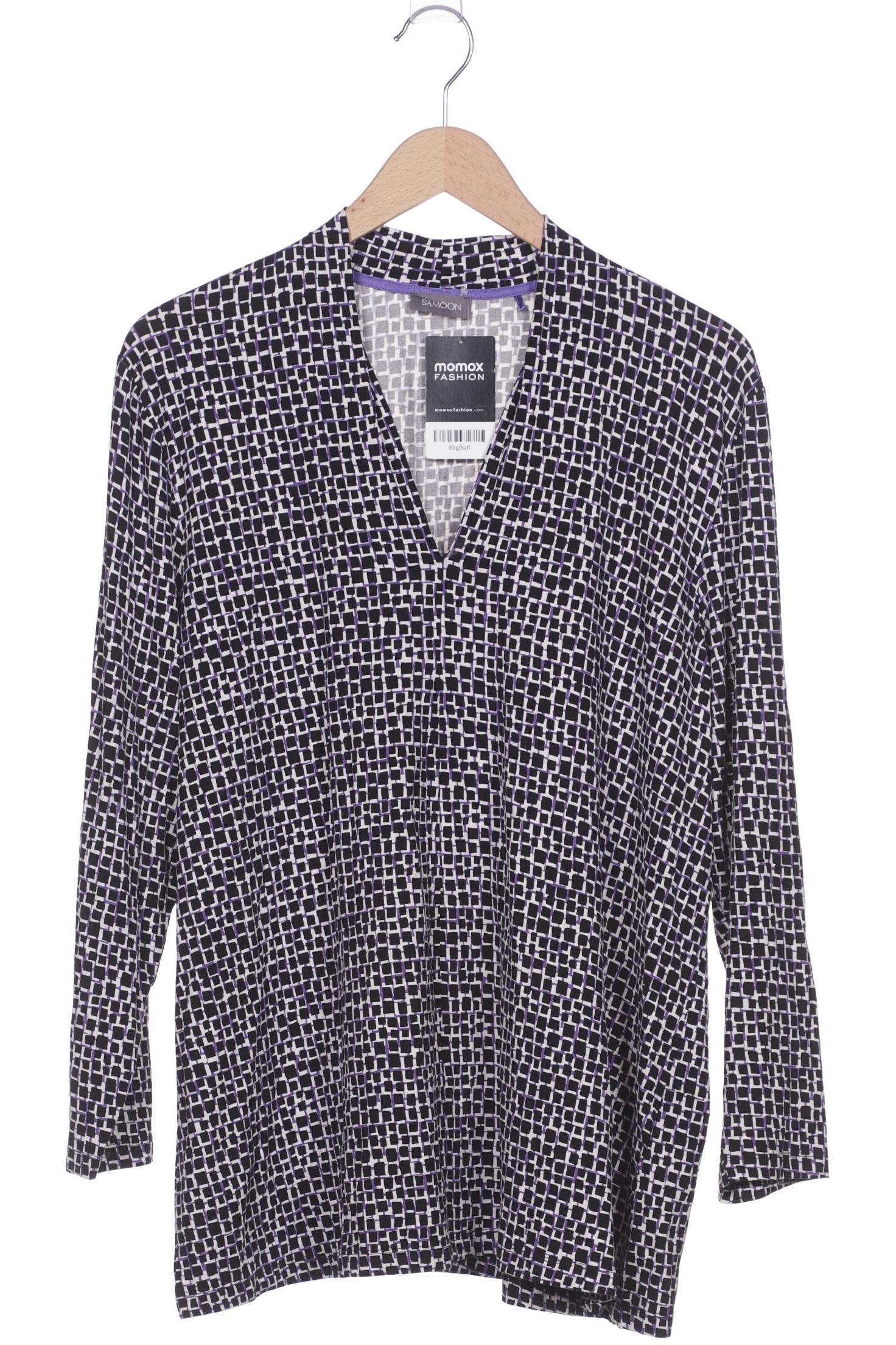 

Samoon by Gerry Weber Damen Langarmshirt, schwarz, Gr. 50