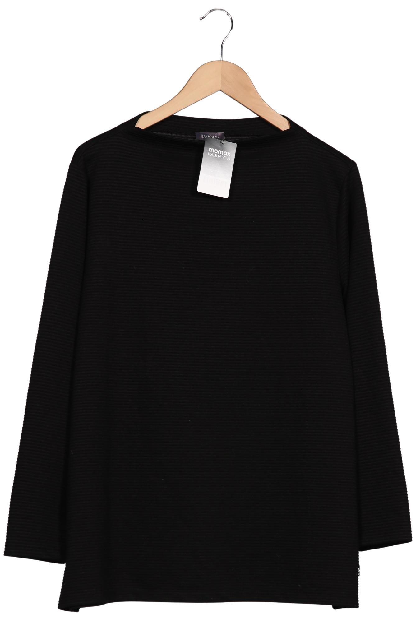 

Samoon by Gerry Weber Damen Sweatshirt, schwarz, Gr. 48