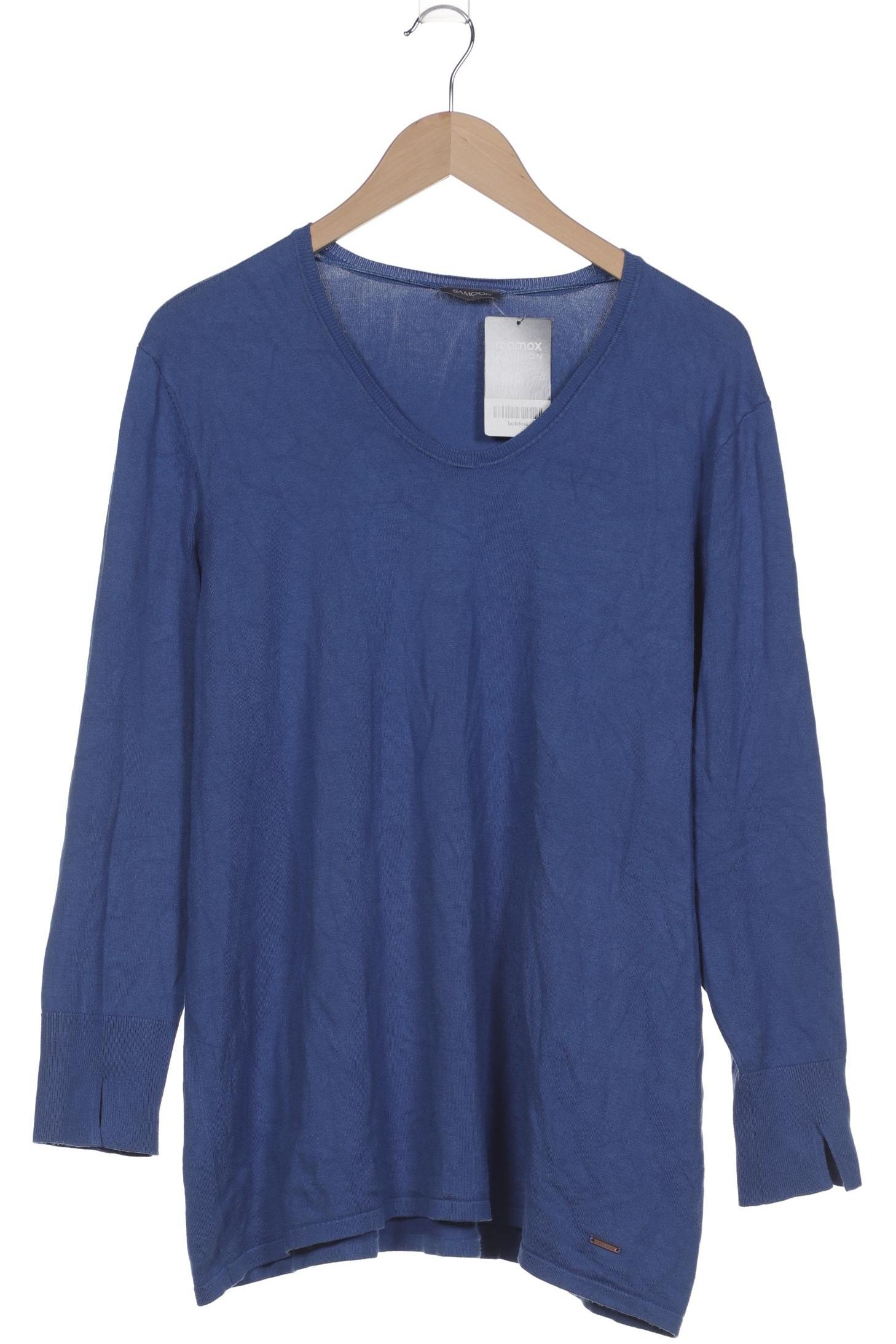 

Samoon by Gerry Weber Damen Pullover, blau, Gr. 48