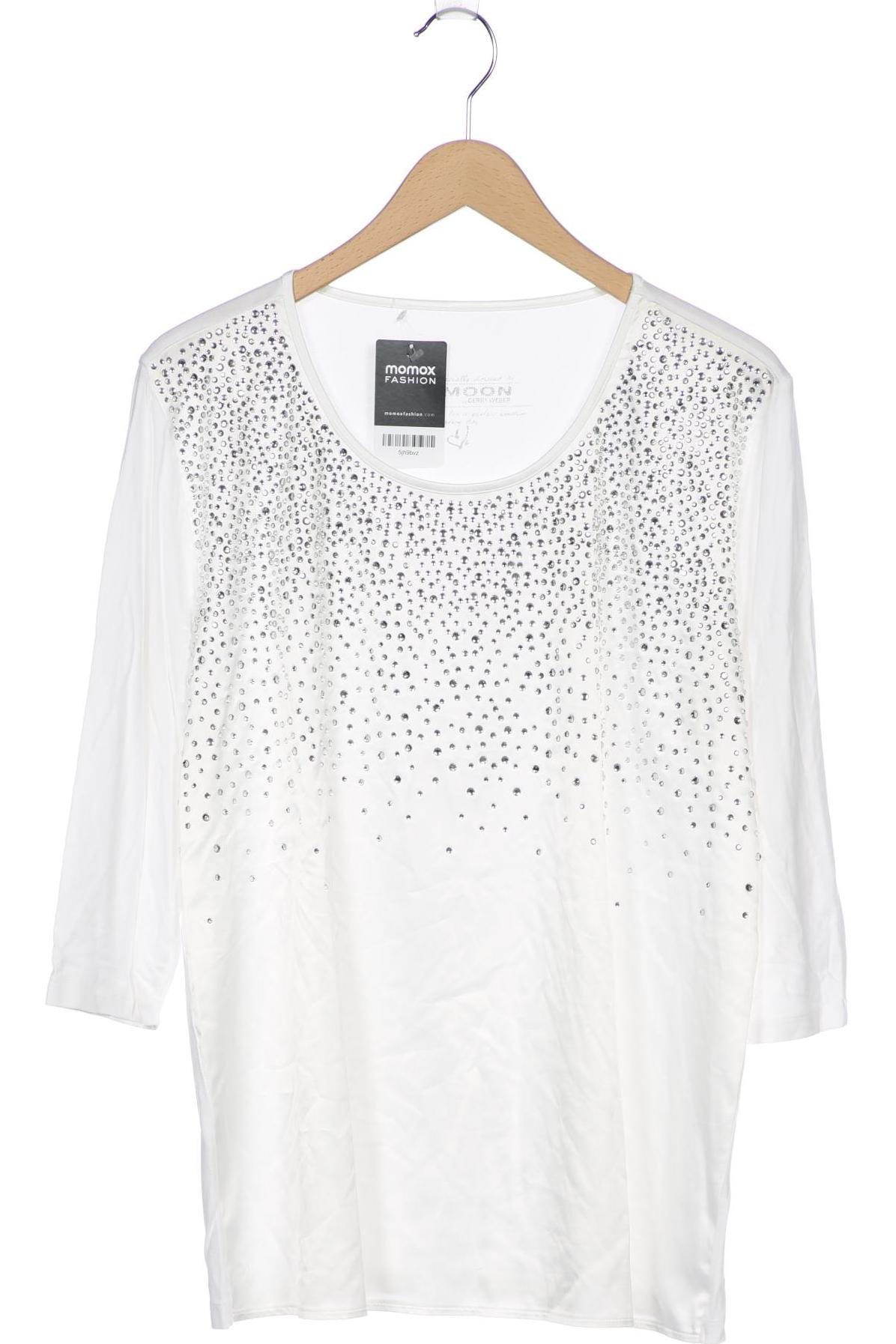 

Samoon by Gerry Weber Damen Langarmshirt, weiß, Gr. 48