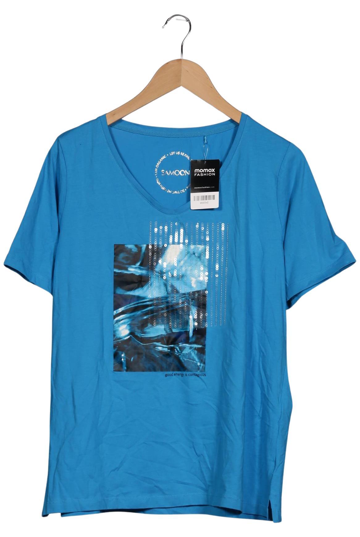 

Samoon by Gerry Weber Damen T-Shirt, blau, Gr. 44