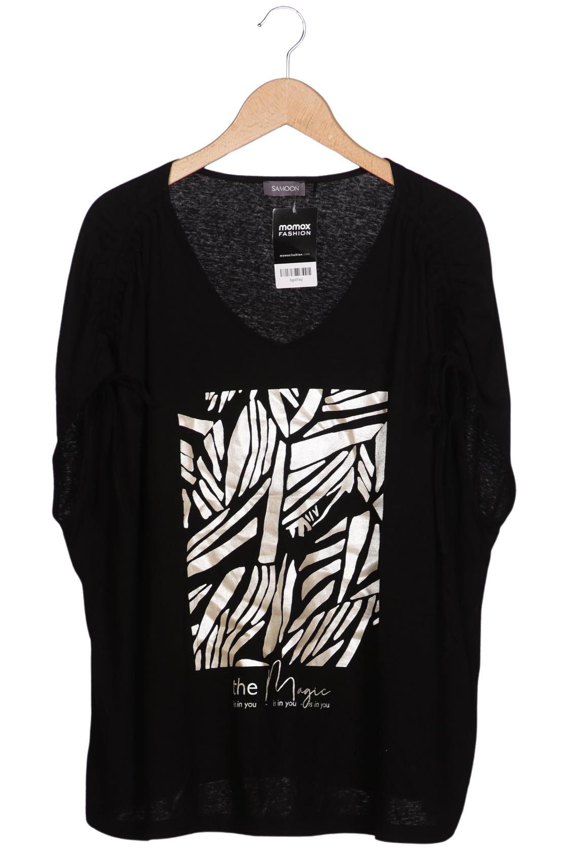 

Samoon by Gerry Weber Damen T-Shirt, schwarz, Gr. 50