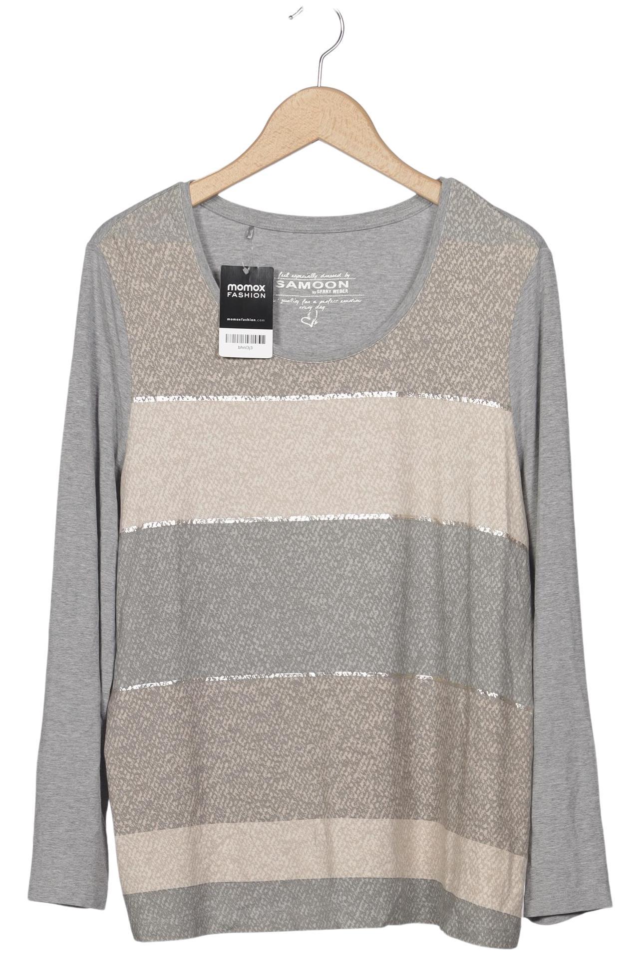 

Samoon by Gerry Weber Damen Langarmshirt, mehrfarbig, Gr. 44