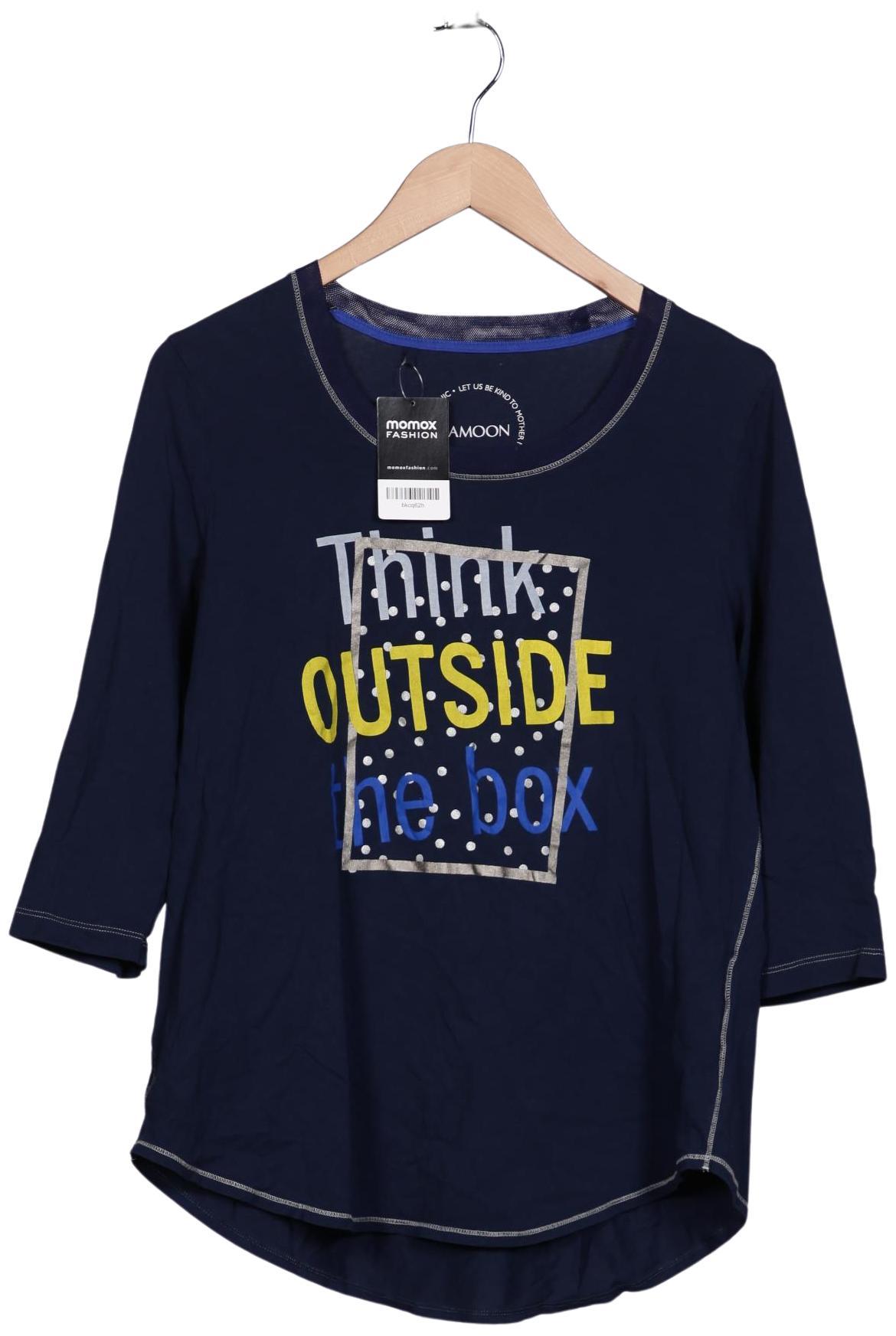 

Samoon by Gerry Weber Damen Langarmshirt, marineblau, Gr. 42