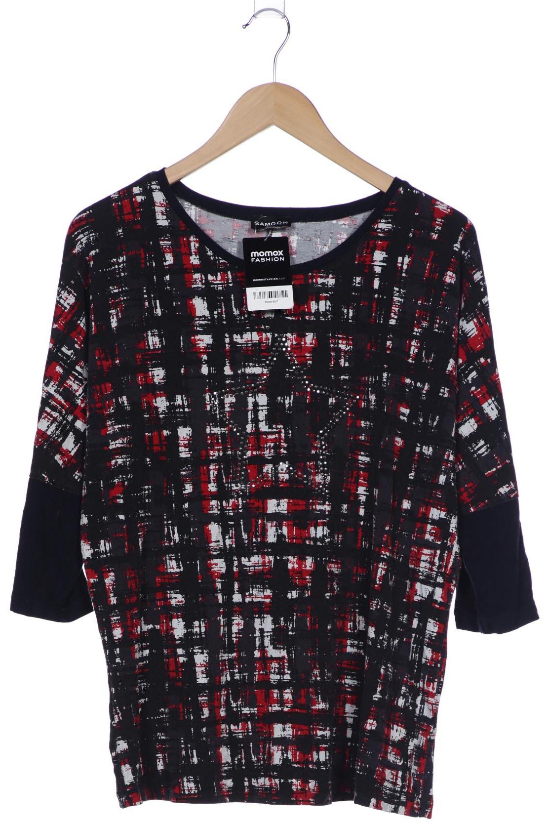 

Samoon by Gerry Weber Damen Langarmshirt, schwarz, Gr. 44