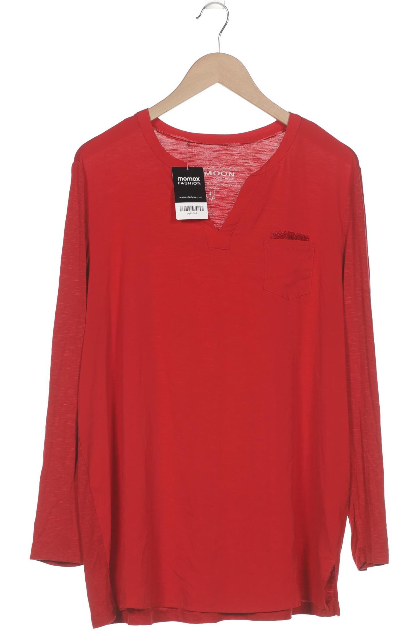 

Samoon by Gerry Weber Damen Langarmshirt, rot, Gr. 48